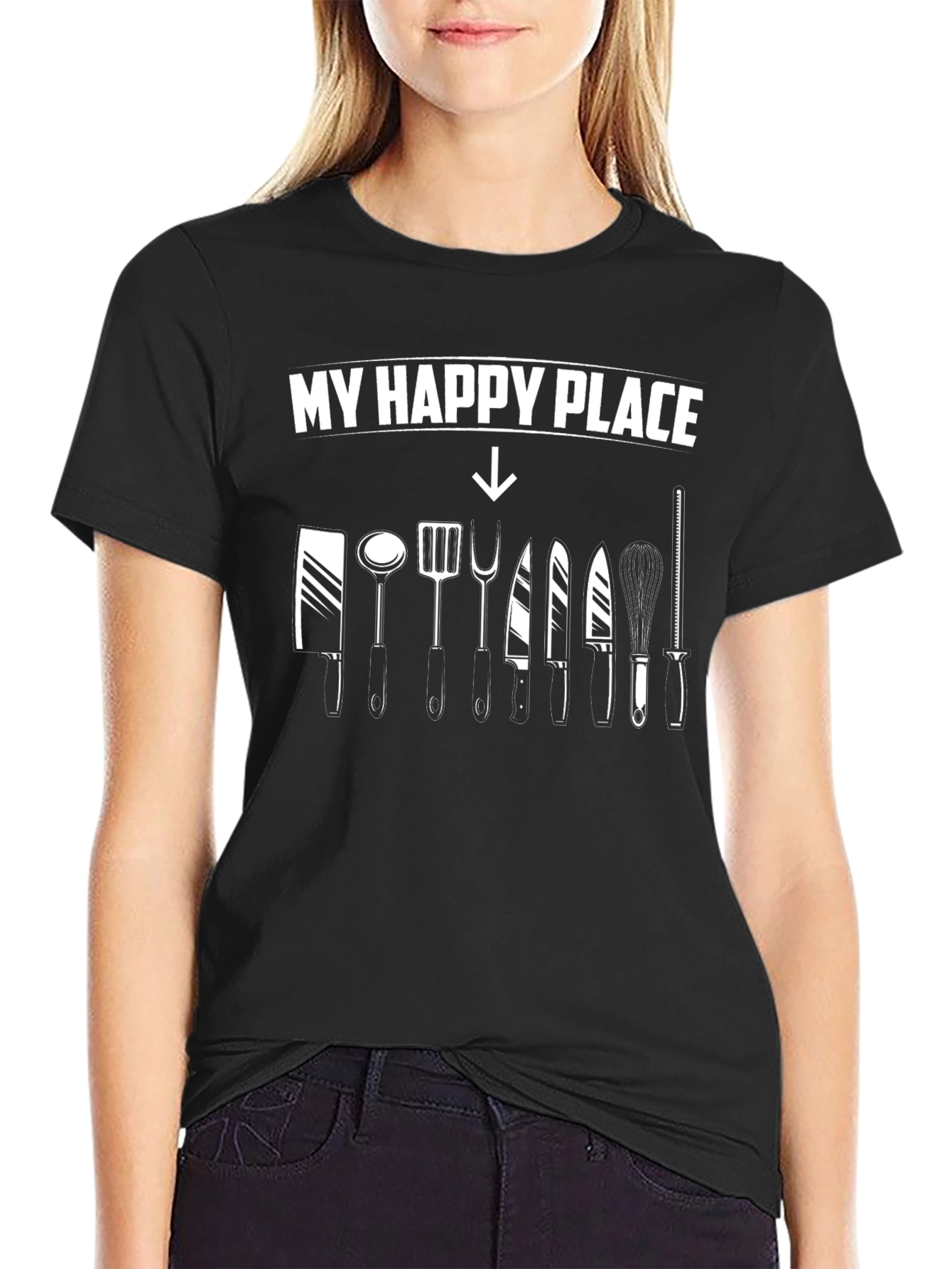 My Happy Place Cooking T-Shirt