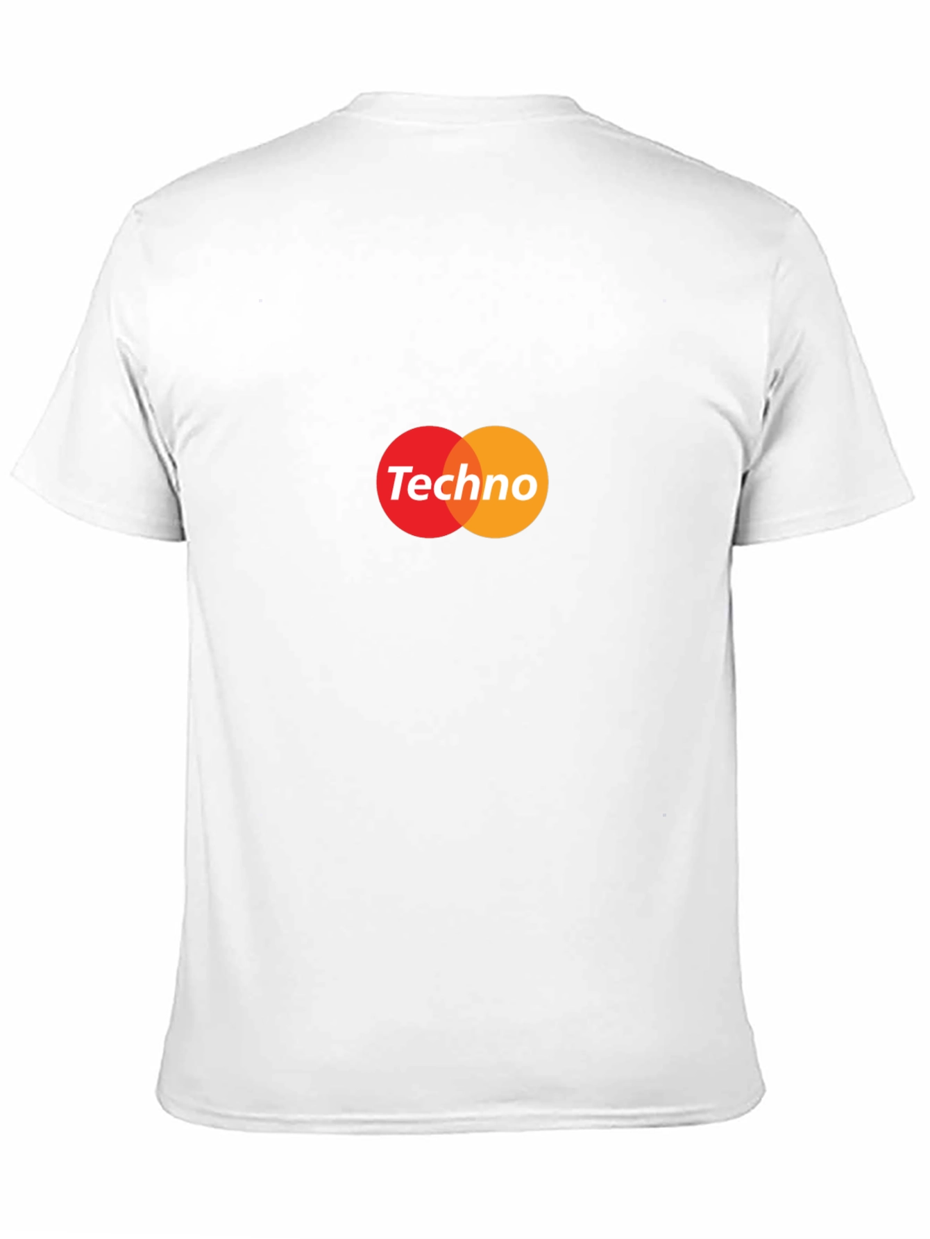 Techno Music Graphic Tee - Black Crew Neck