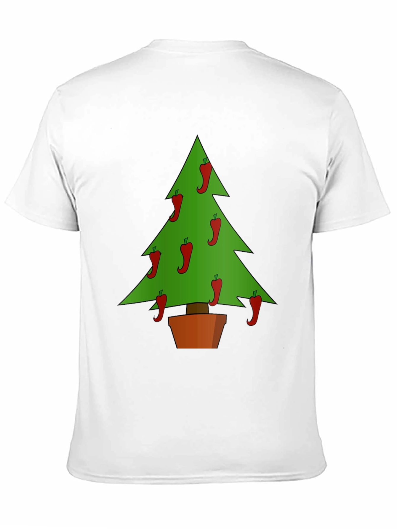 Chili Pepper Christmas Tree Graphic Tee