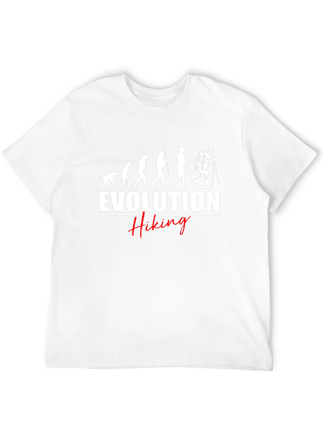 Evolution of Hiking Black T-Shirt