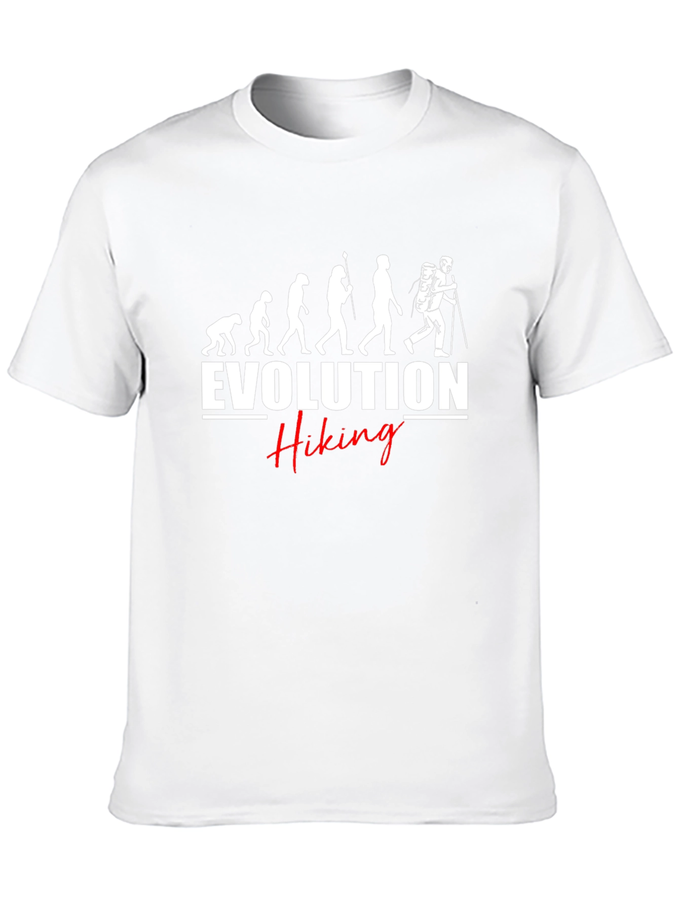 Evolution of Hiking Black T-Shirt