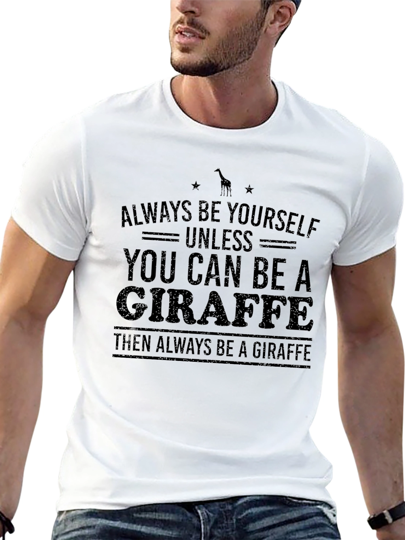 Funny Giraffe T-Shirt - Always Be Yourself