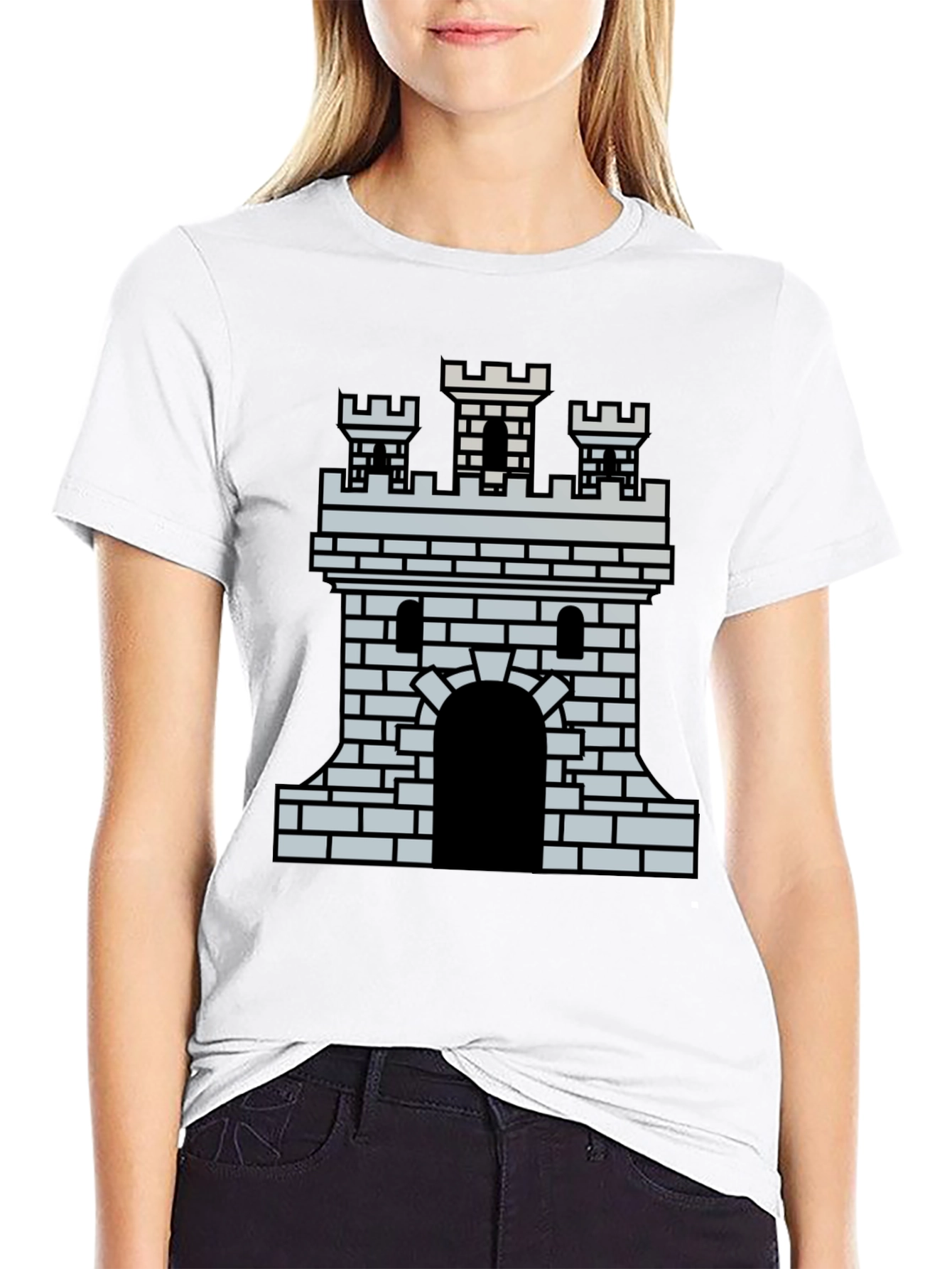 Castle Graphic T-Shirt - Medieval Fortress Tee