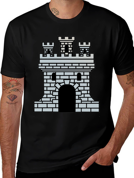 Castle Graphic T-Shirt - Medieval Fortress Tee
