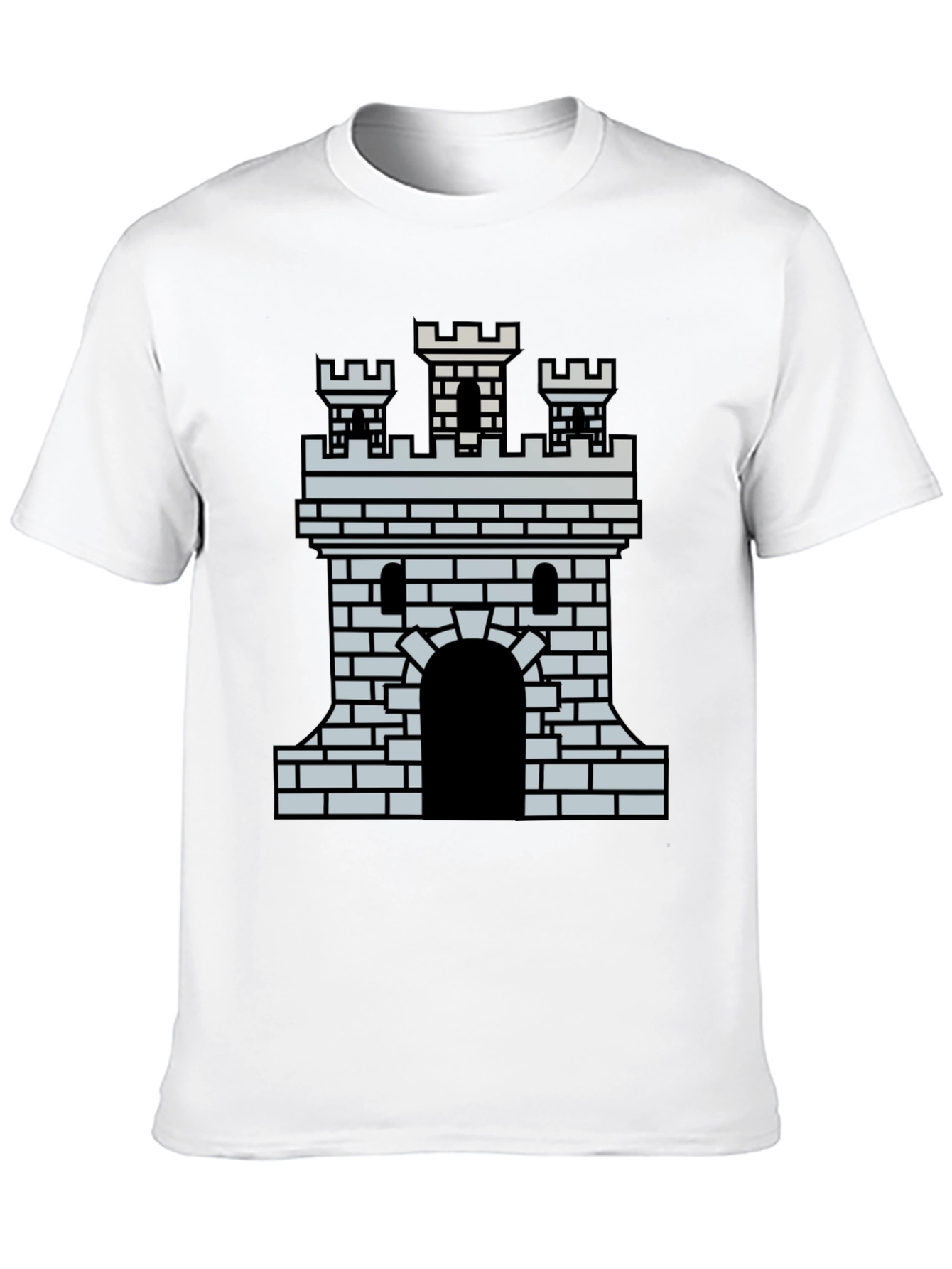 Castle Graphic T-Shirt - Medieval Fortress Tee