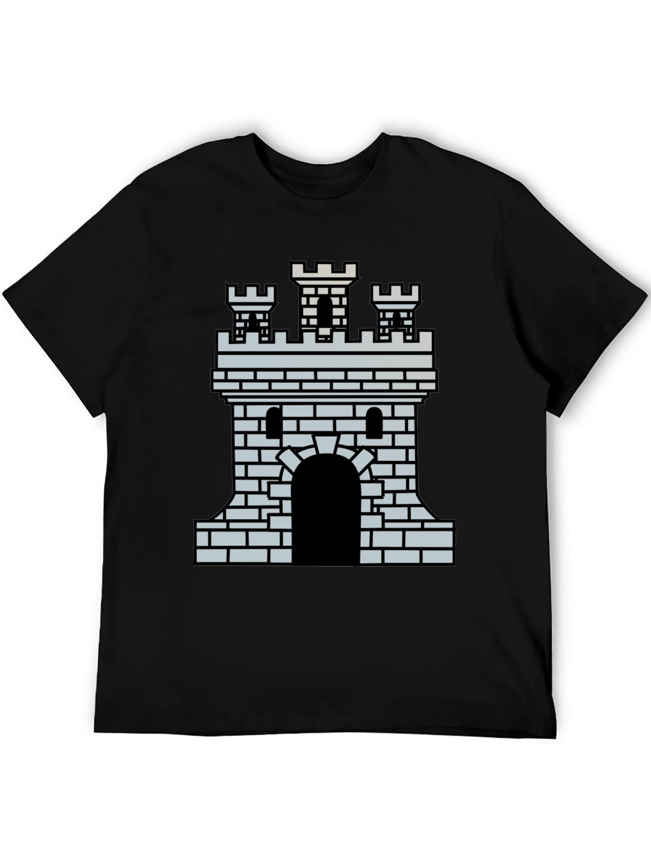 Castle Graphic T-Shirt - Medieval Fortress Tee