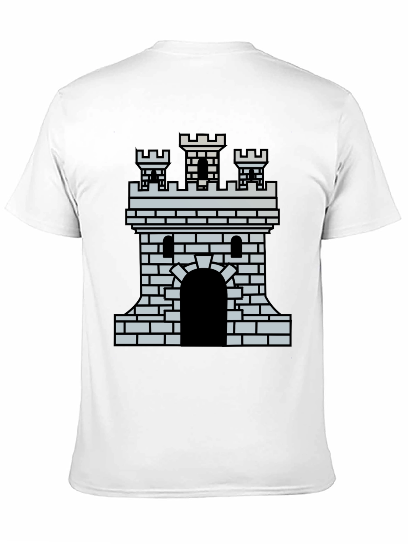 Castle Graphic T-Shirt - Medieval Fortress Tee