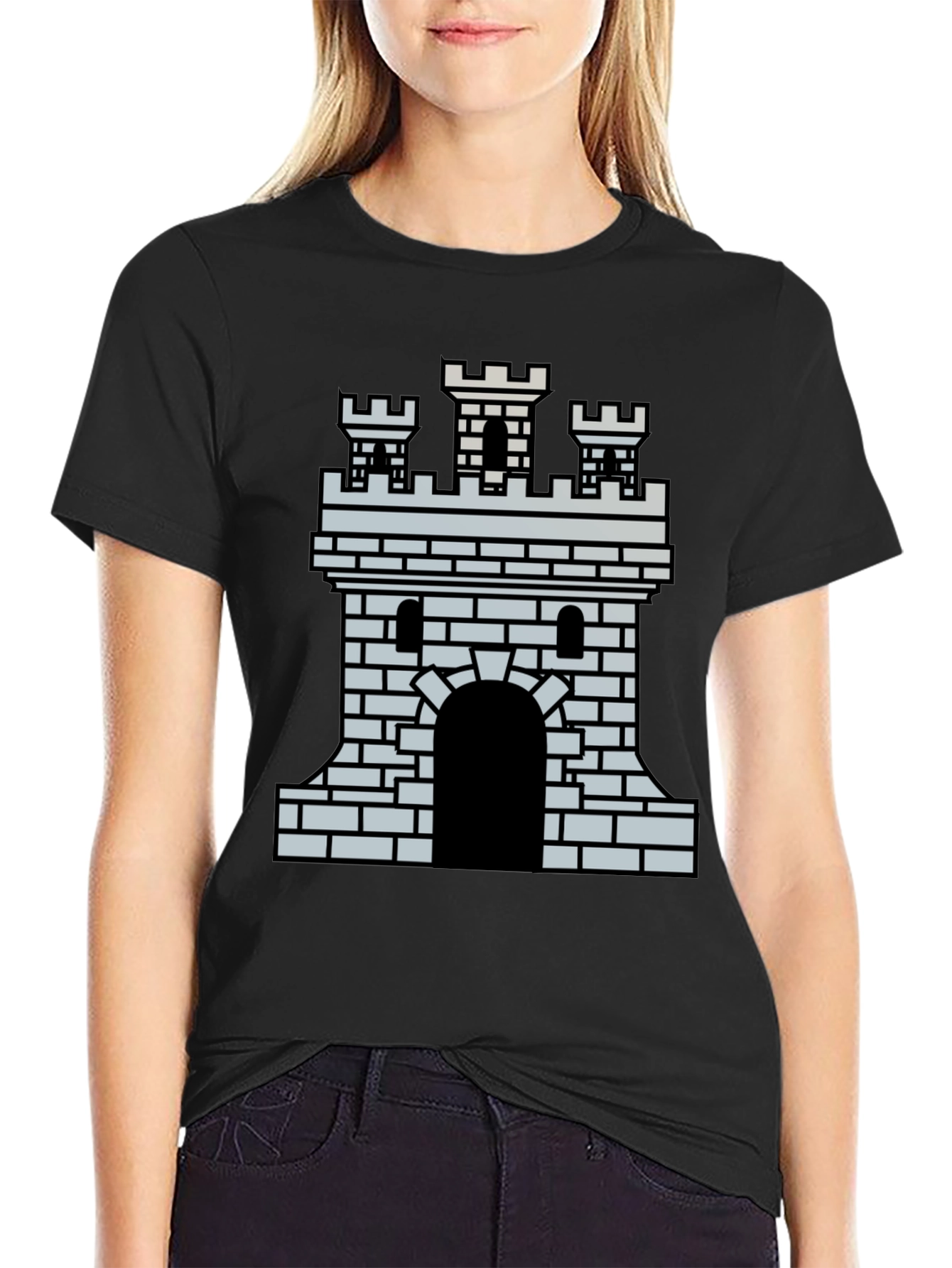 Castle Graphic T-Shirt - Medieval Fortress Tee