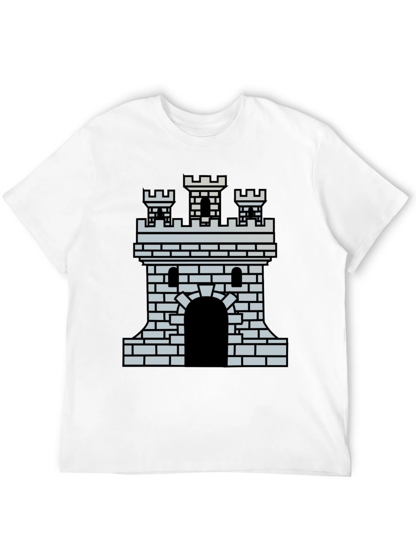 Castle Graphic T-Shirt - Medieval Fortress Tee