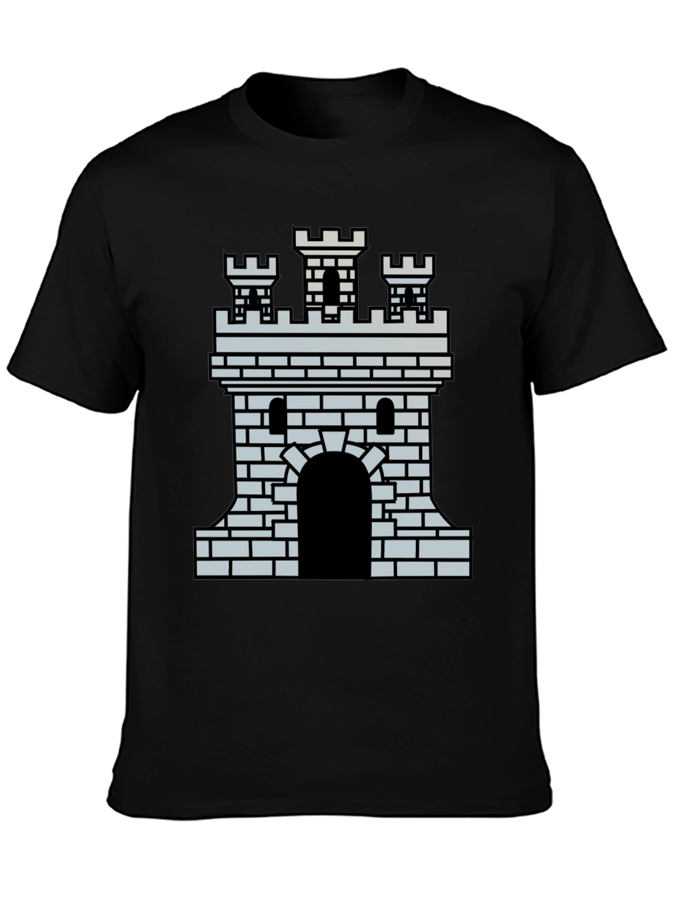 Castle Graphic T-Shirt - Medieval Fortress Tee