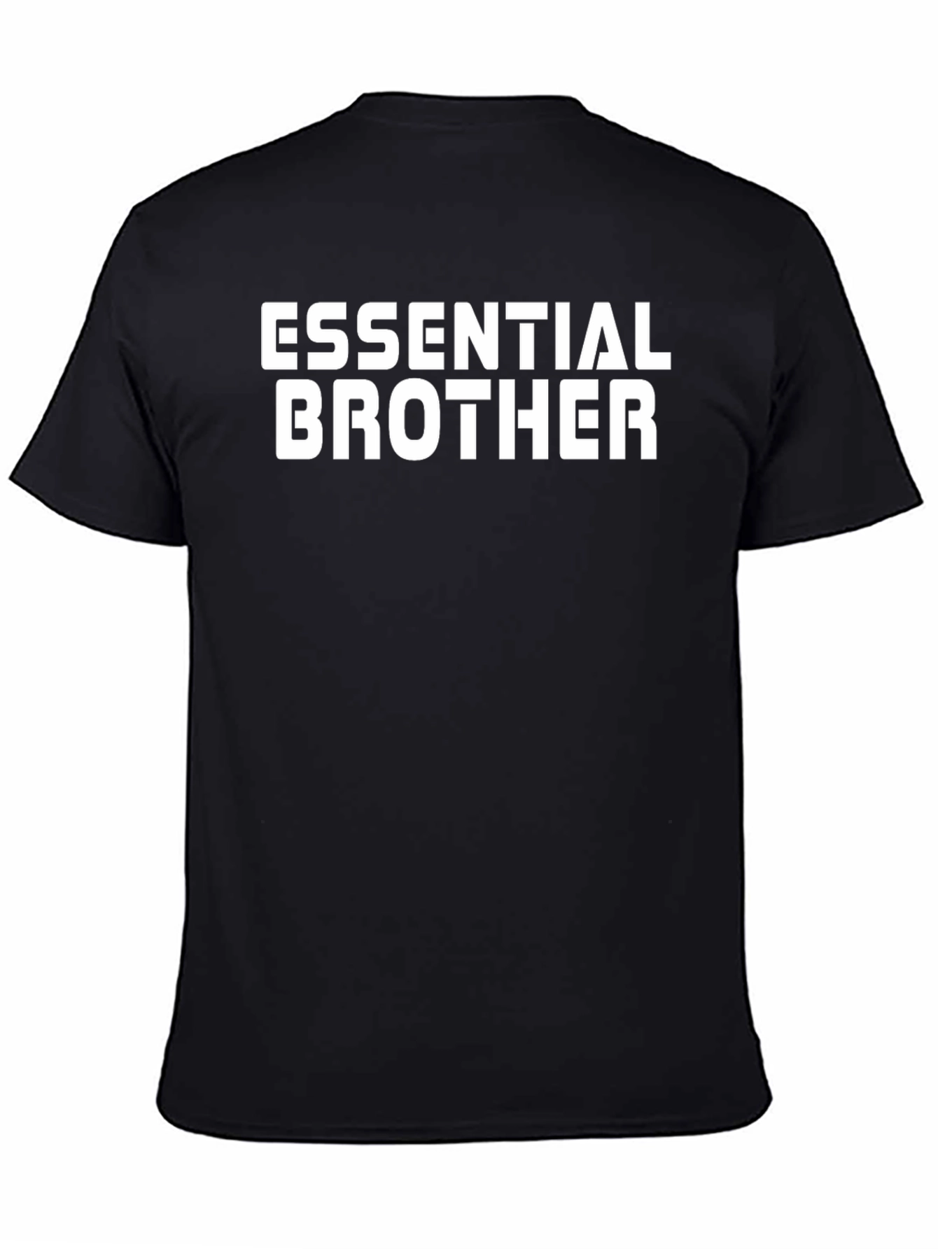 Essential Brother Black Graphic T-Shirt