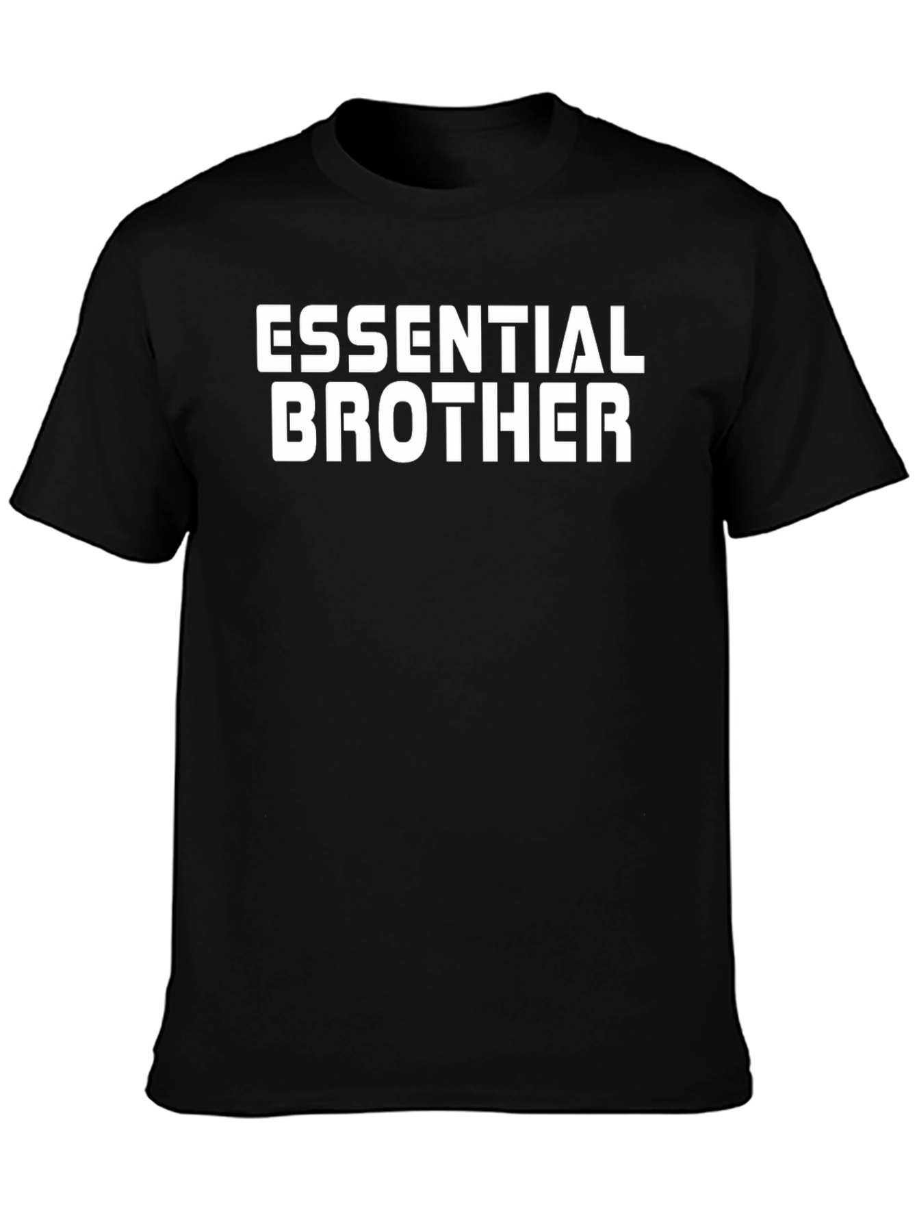 Essential Brother Black Graphic T-Shirt