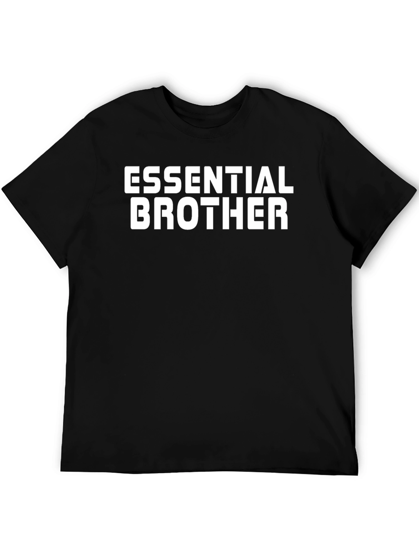 Essential Brother Black Graphic T-Shirt