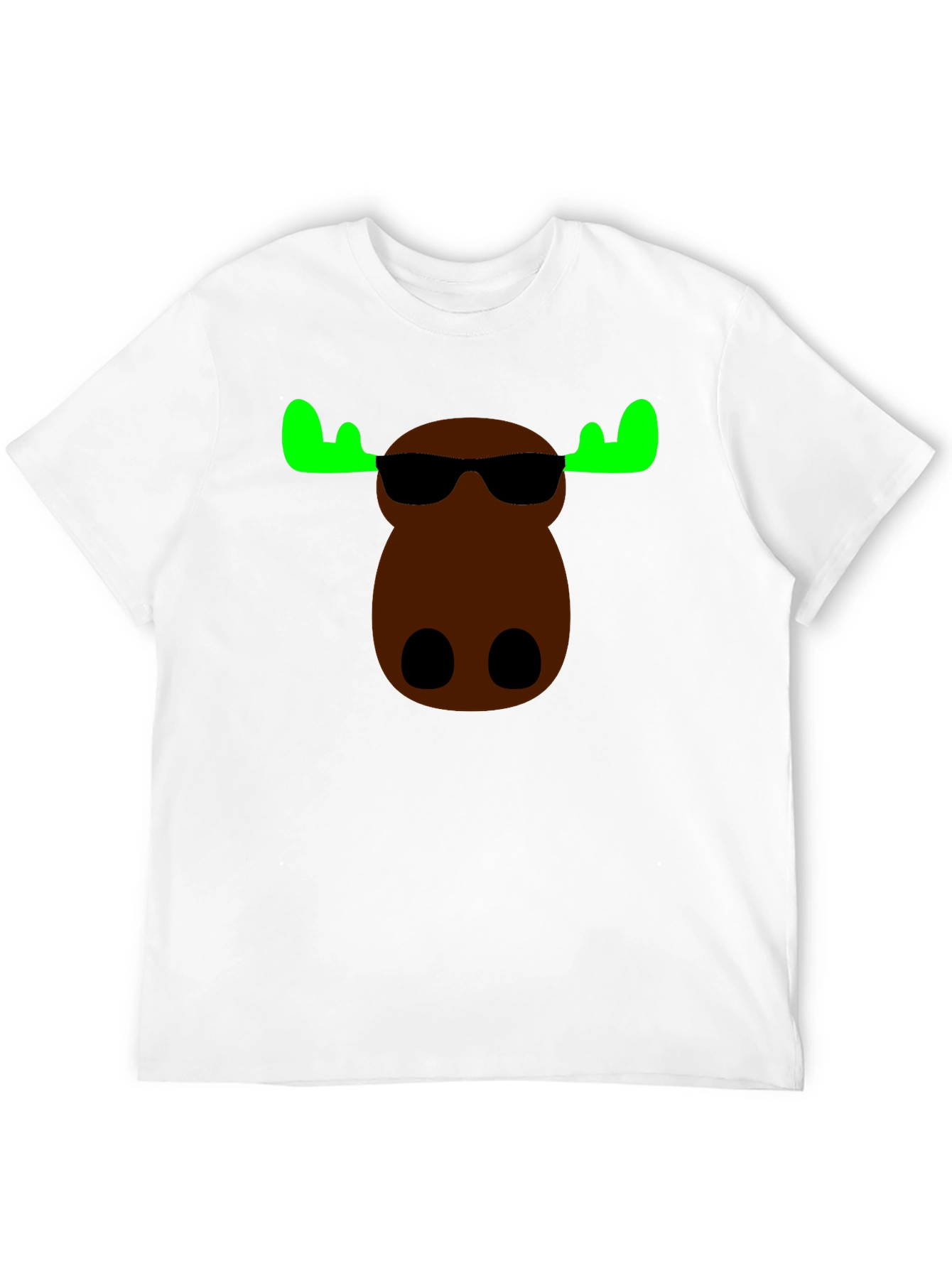 Cool Moose Graphic Tee - Black