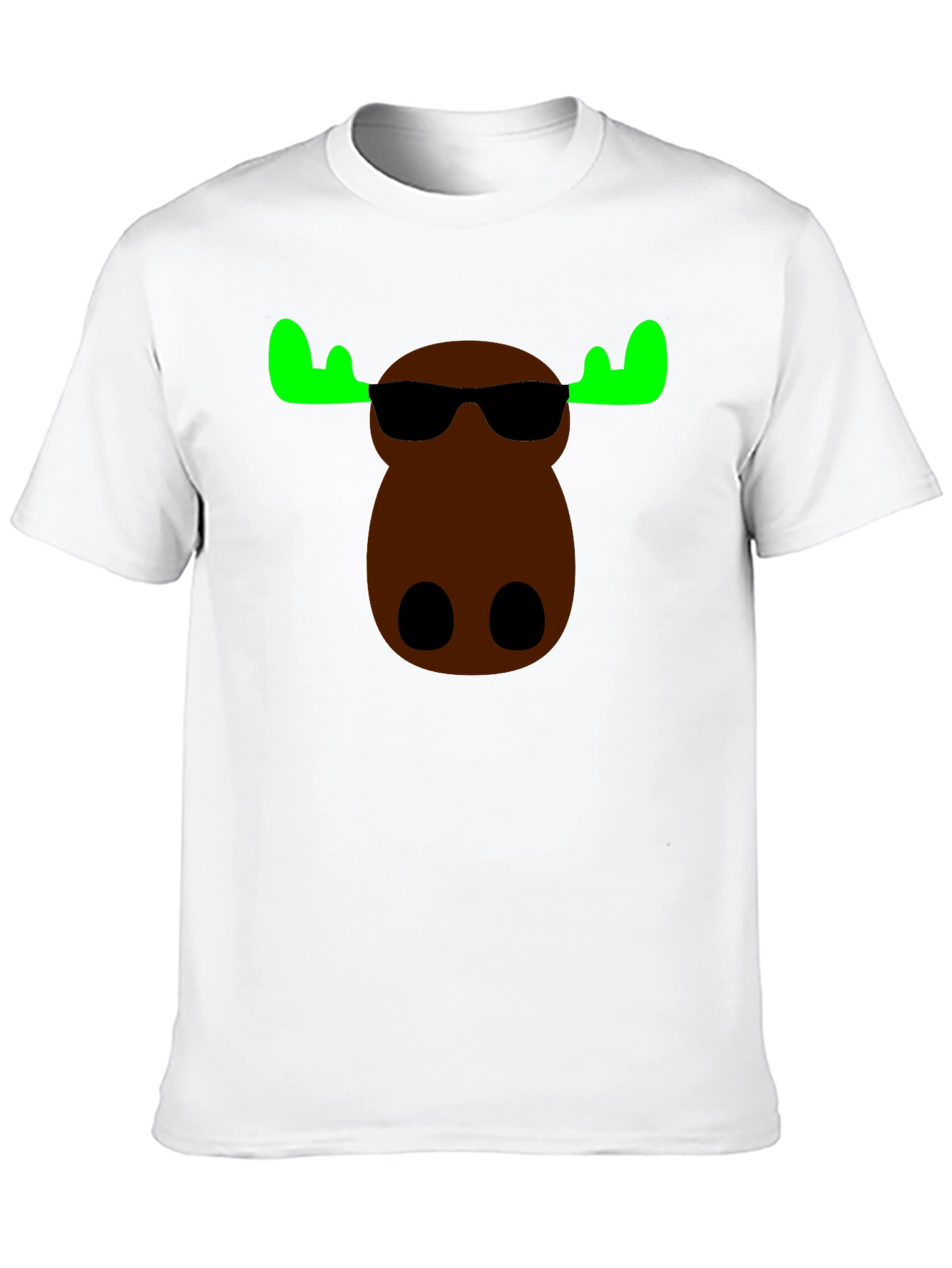 Cool Moose Graphic Tee - Black