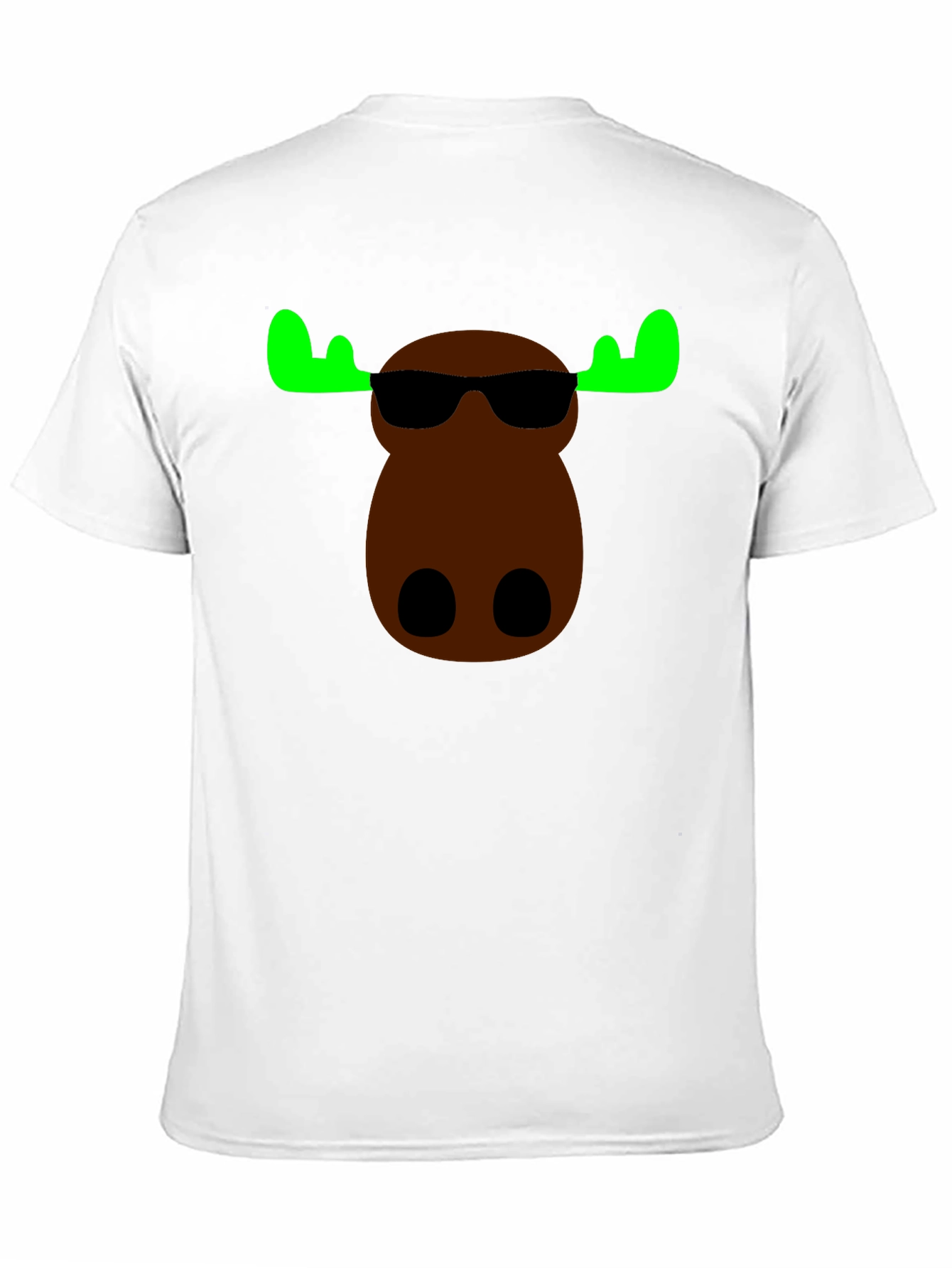 Cool Moose Graphic Tee - Black