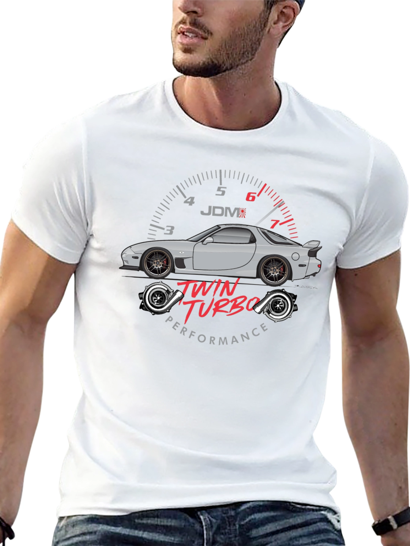 Twin Turbo JDM Car T-Shirt