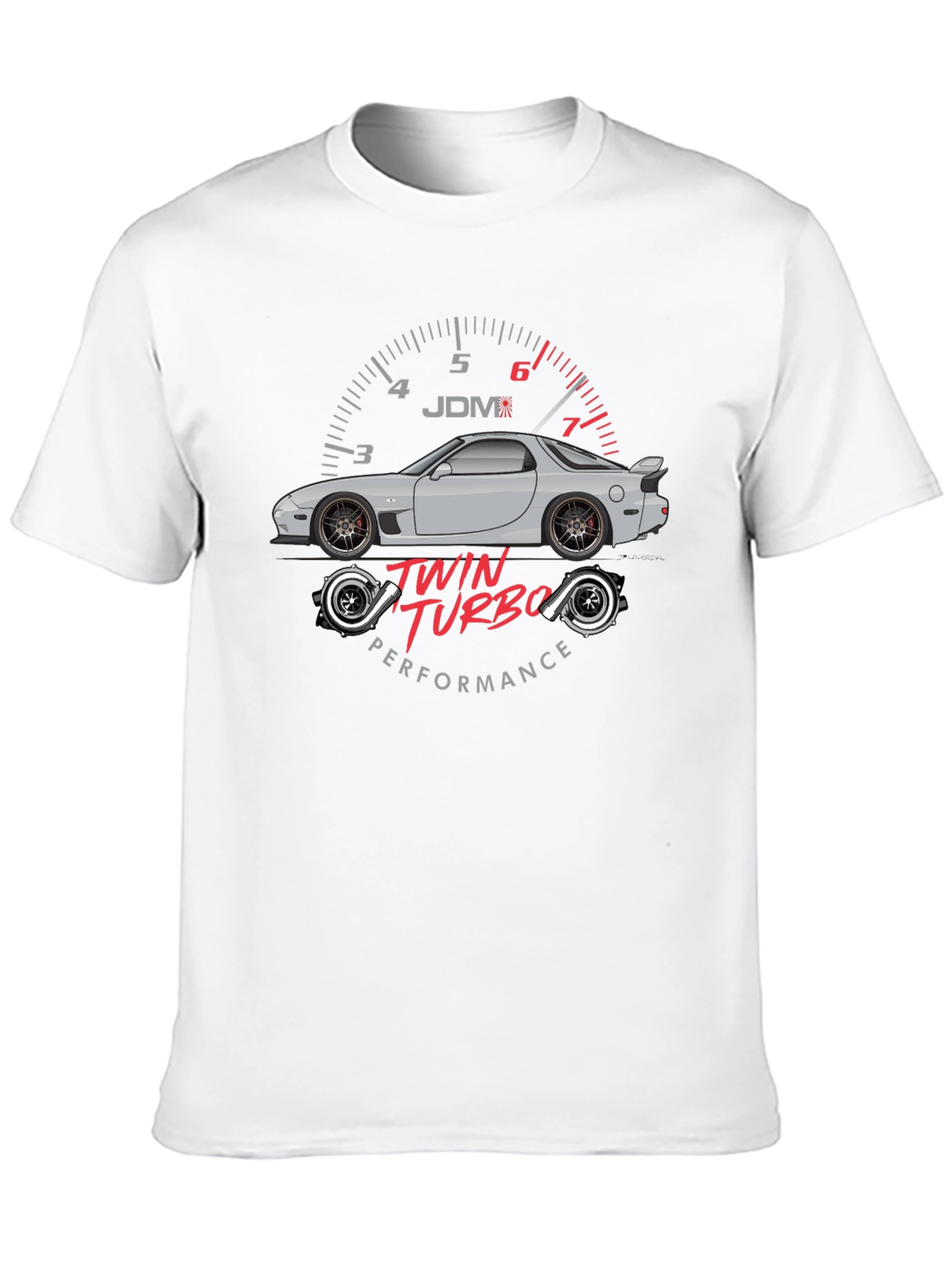 Twin Turbo JDM Car T-Shirt
