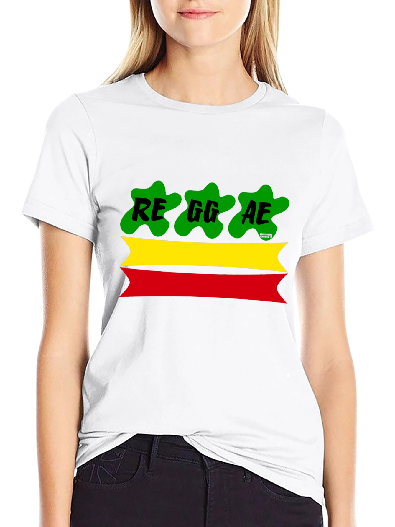 Reggae Style T-Shirt: Red Yellow Green Graphic Tee