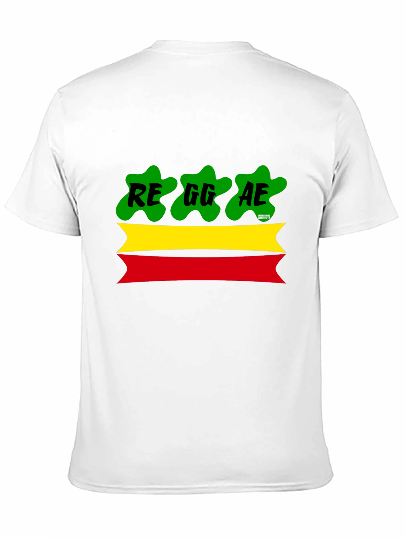 Reggae Style T-Shirt: Red Yellow Green Graphic Tee