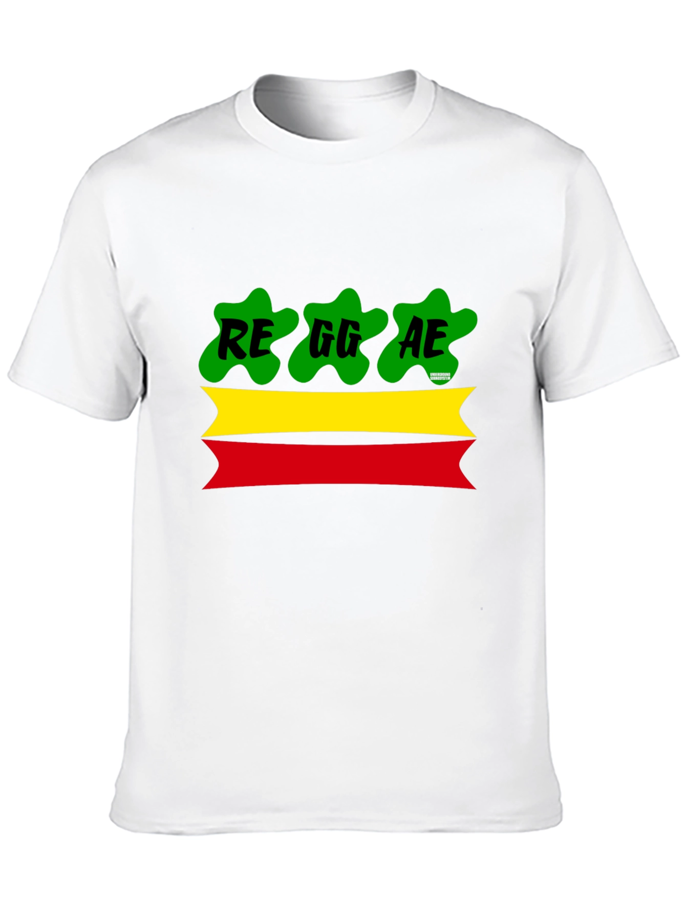 Reggae Style T-Shirt: Red Yellow Green Graphic Tee