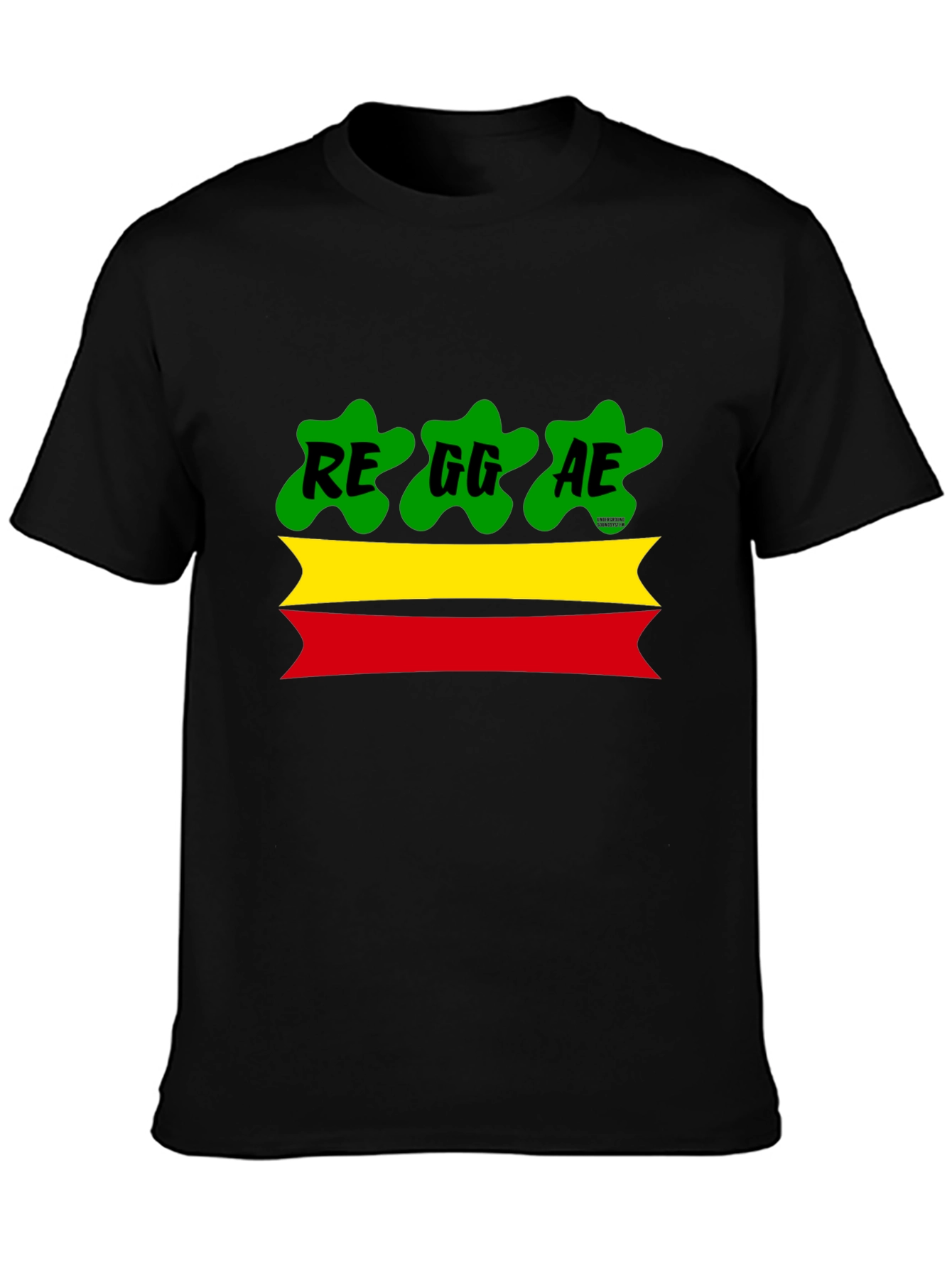 Reggae Style T-Shirt: Red Yellow Green Graphic Tee
