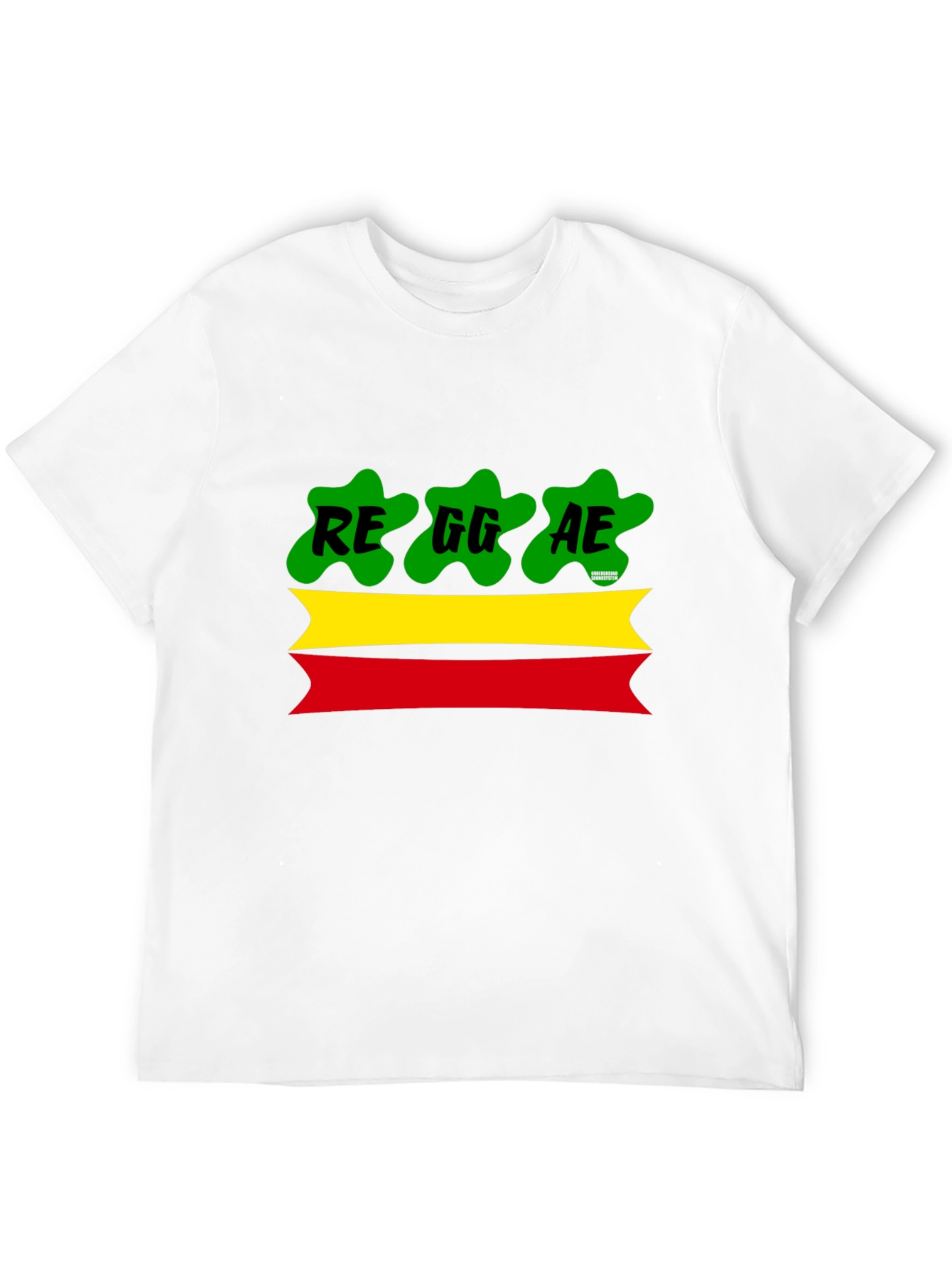 Reggae Style T-Shirt: Red Yellow Green Graphic Tee