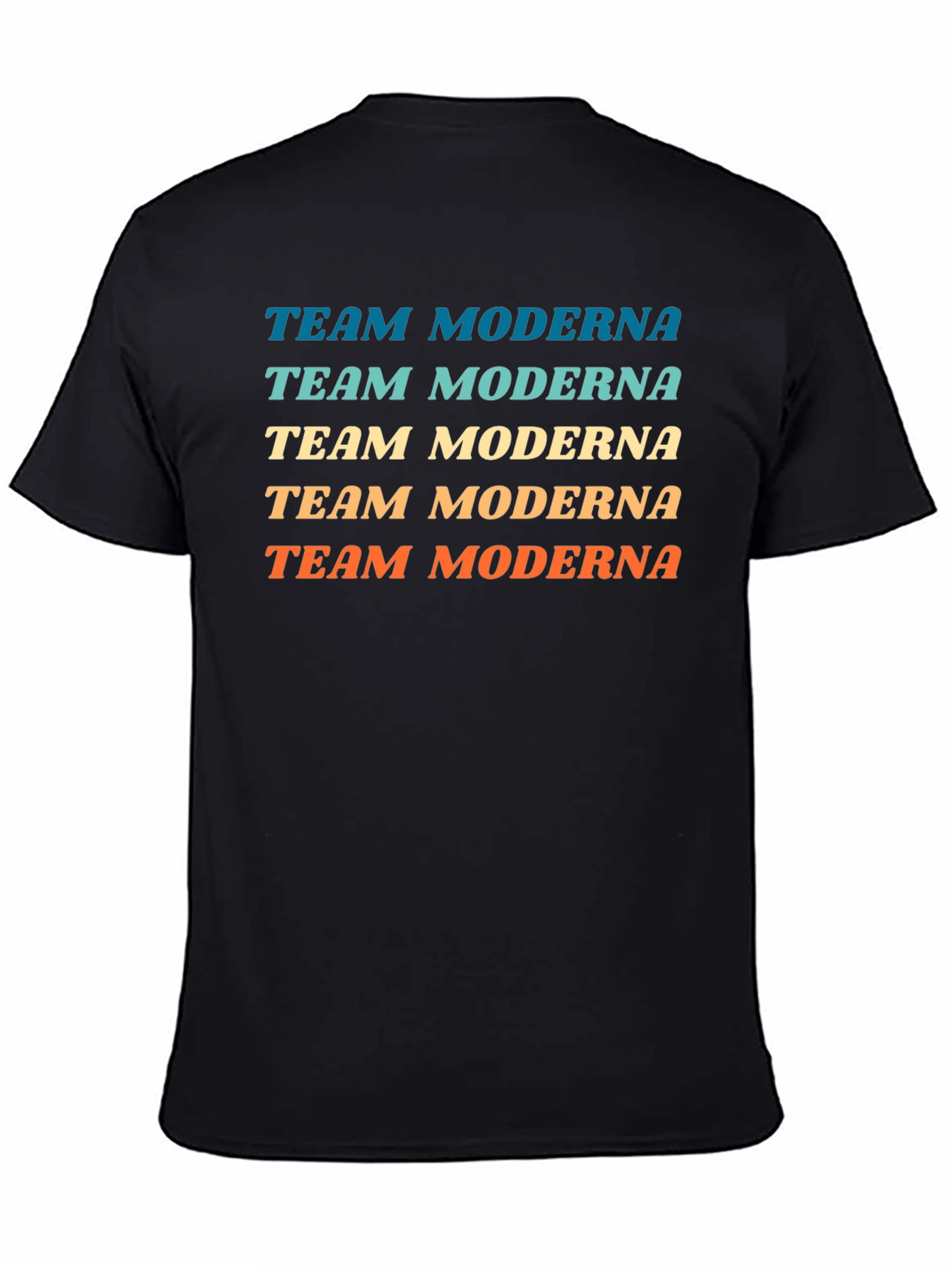 Team Moderna Graphic Tee - Black Cotton T-Shirt