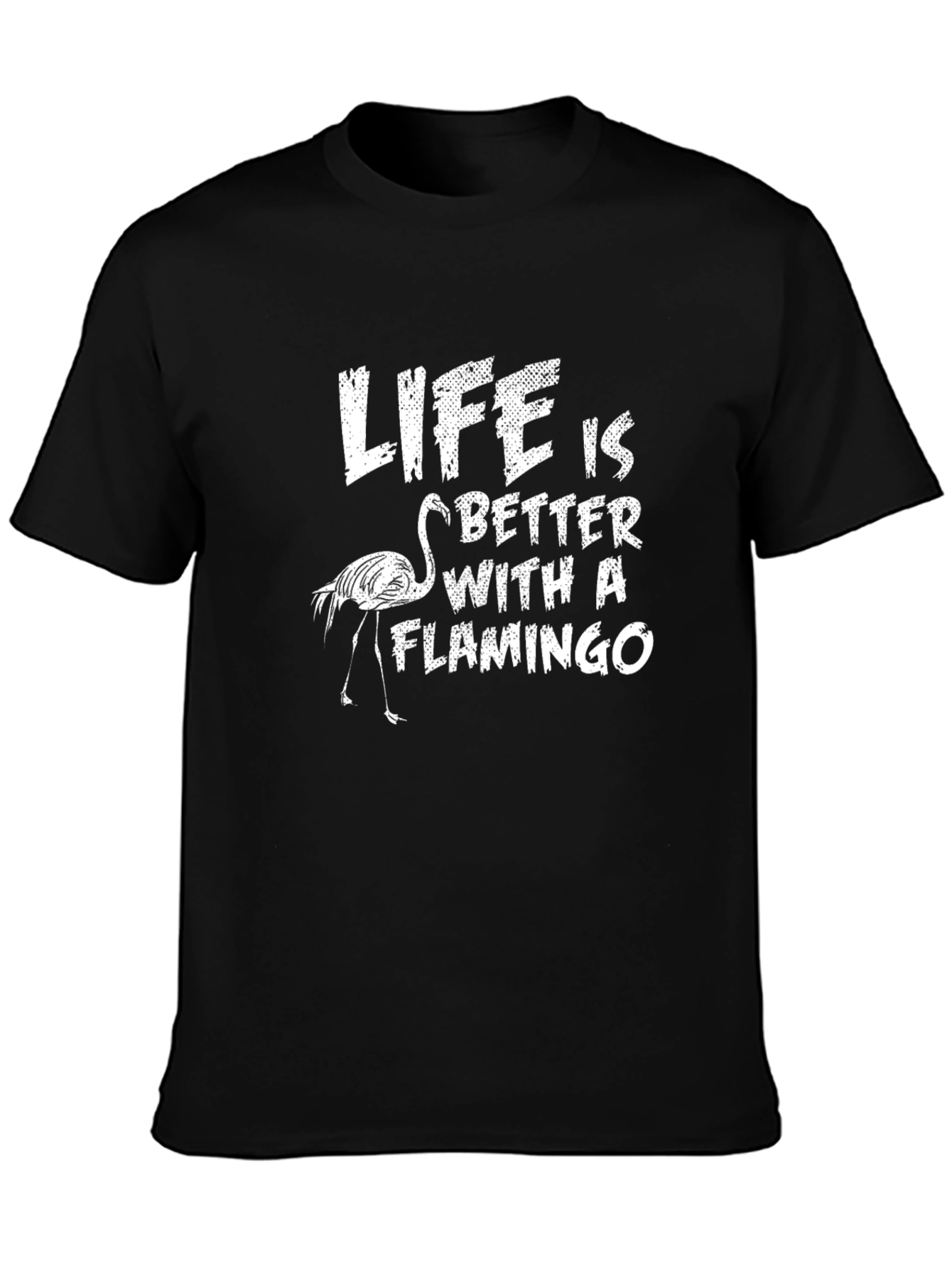 Life is Better with a Flamingo Graphic Tee
