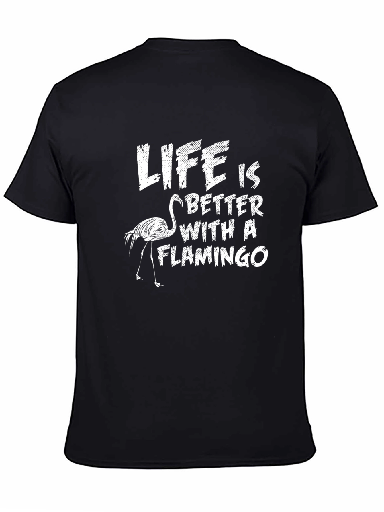 Life is Better with a Flamingo Graphic Tee