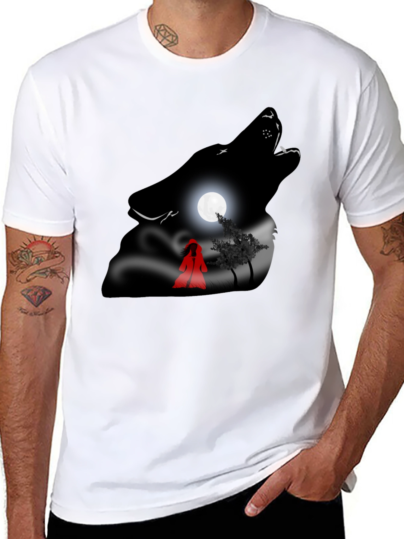 Wolf Howl & Red Riding Hood T-Shirt