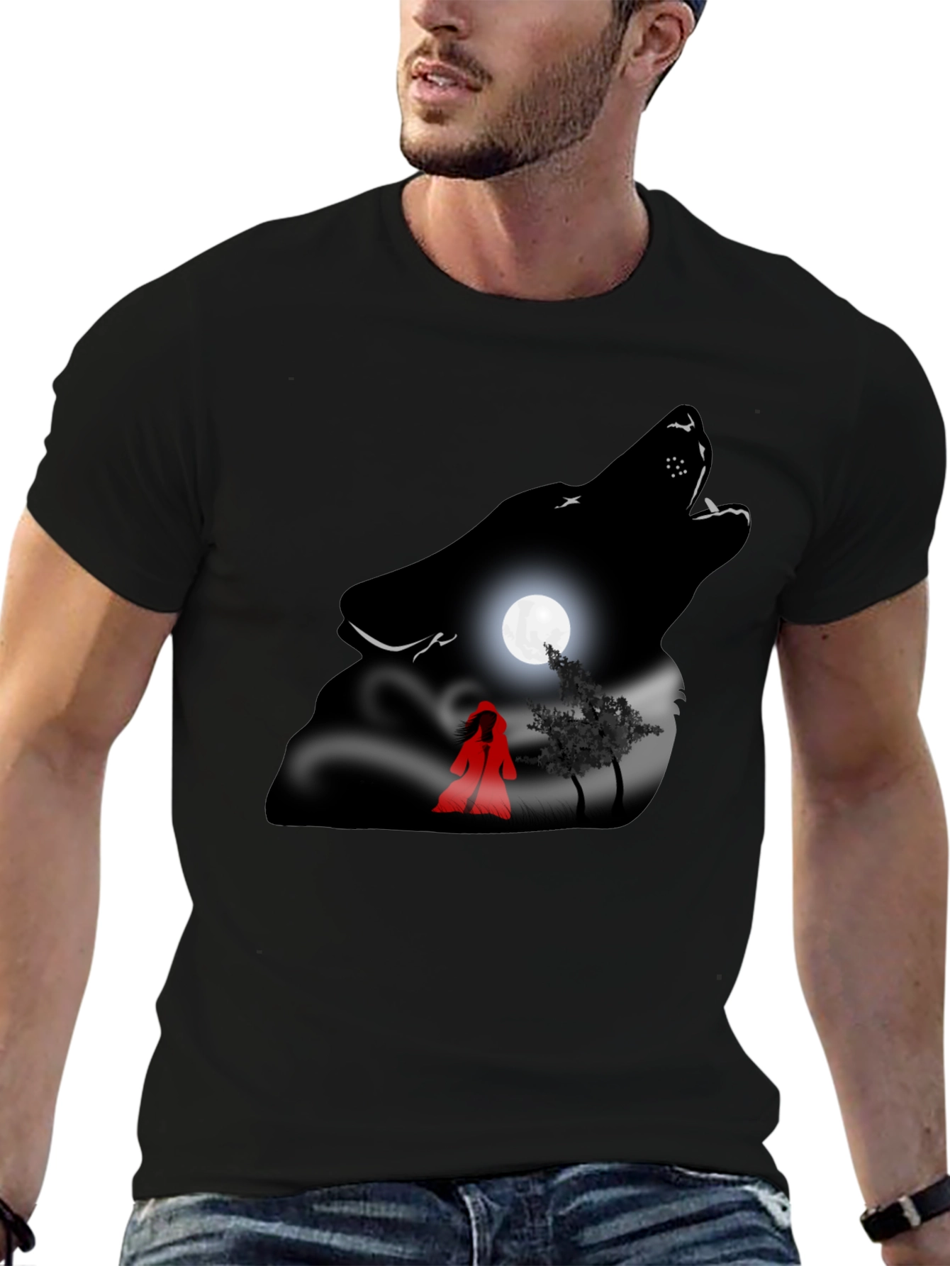 Wolf Howl & Red Riding Hood T-Shirt