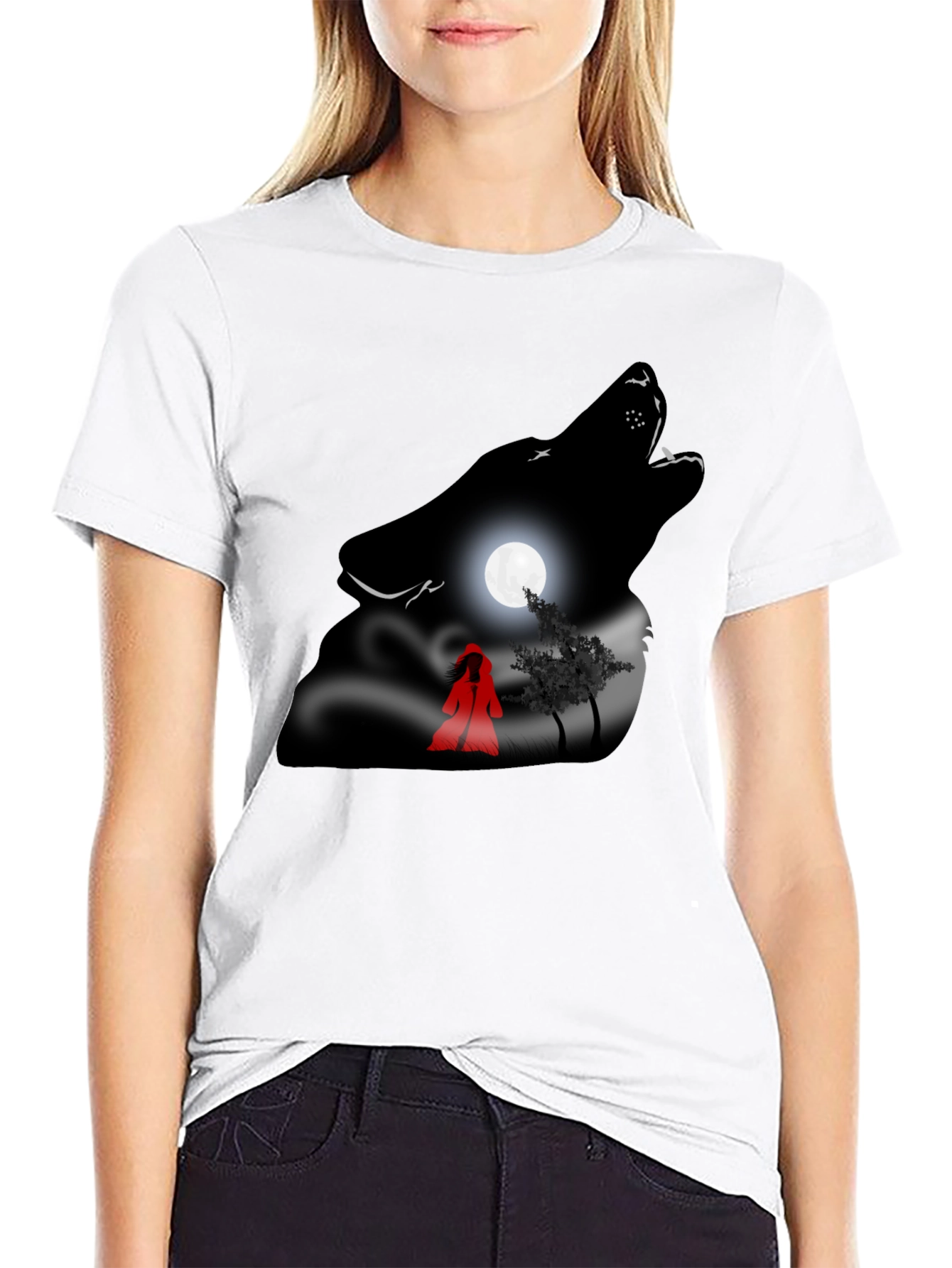 Wolf Howl & Red Riding Hood T-Shirt