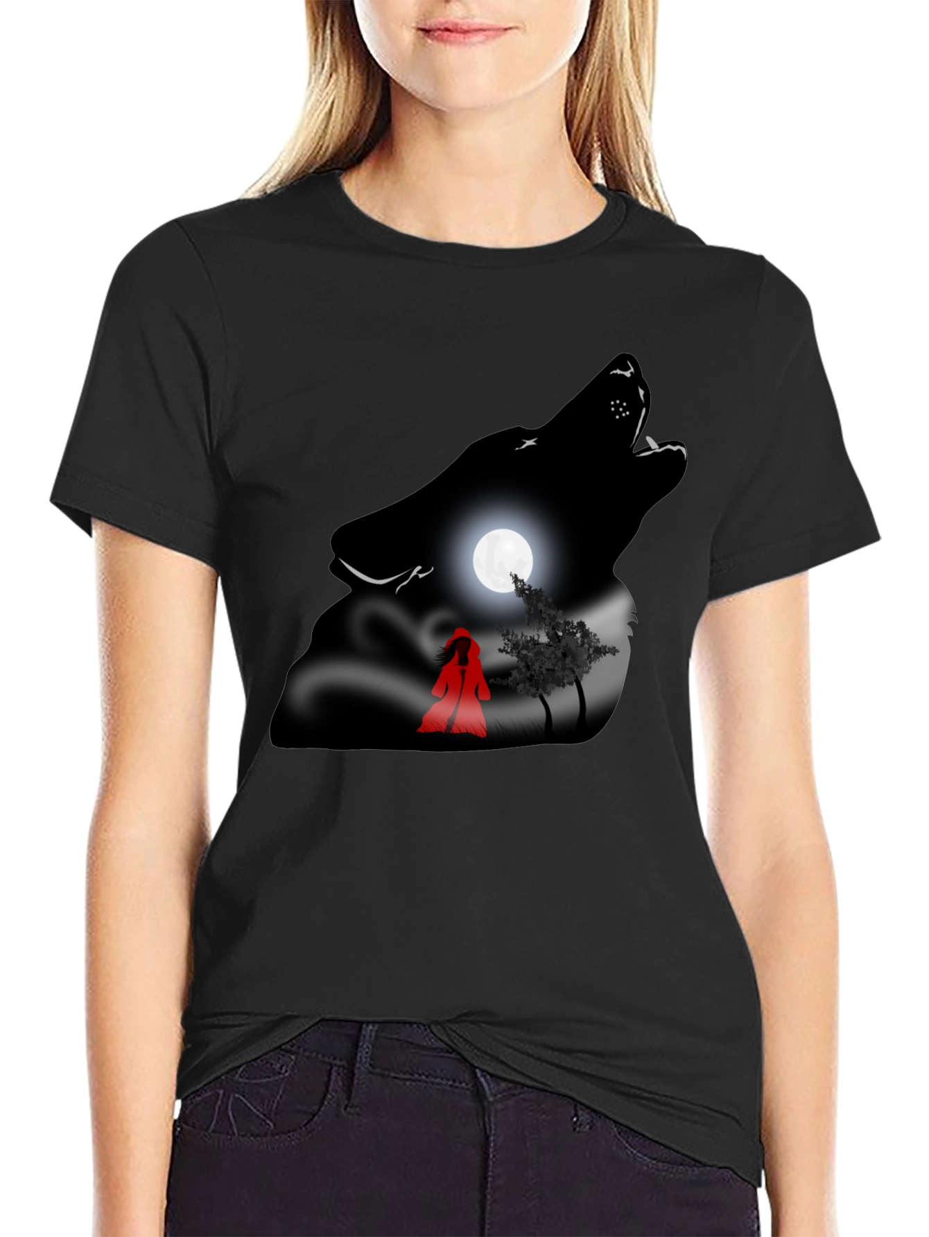 Wolf Howl & Red Riding Hood T-Shirt