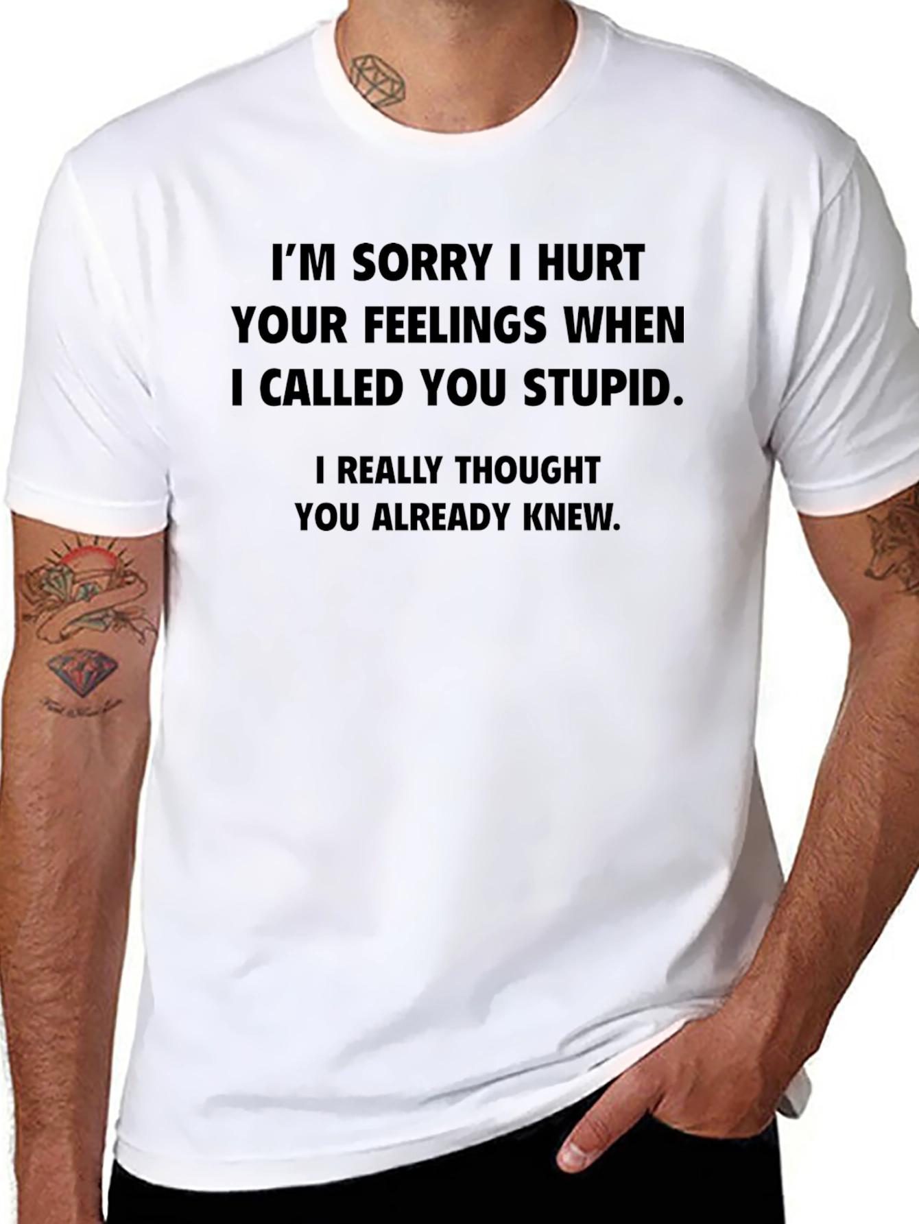 Sarcastic Apology T-Shirt - I Called You Stupid