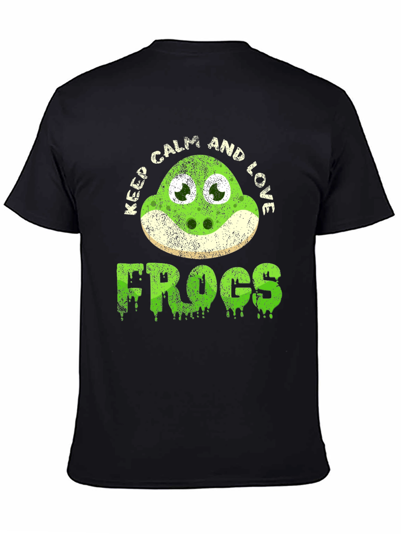 Keep Calm and Love Frogs Funny T-Shirt
