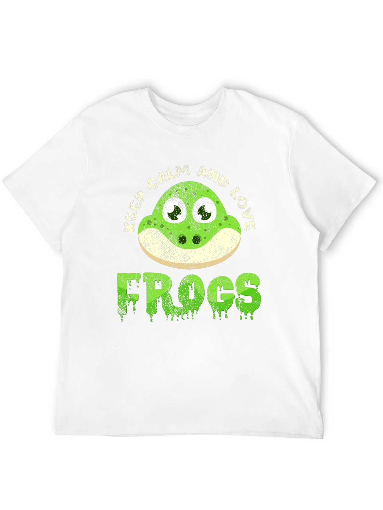 Keep Calm and Love Frogs Funny T-Shirt