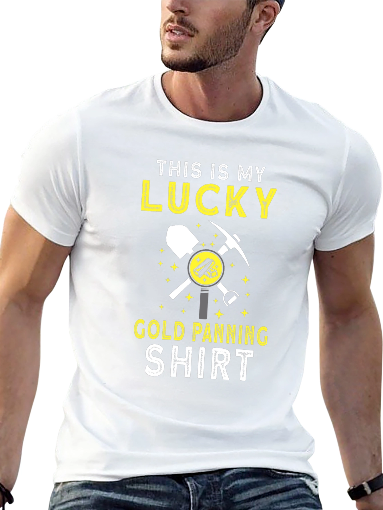 Lucky Gold Panning T-Shirt - Miners Apparel