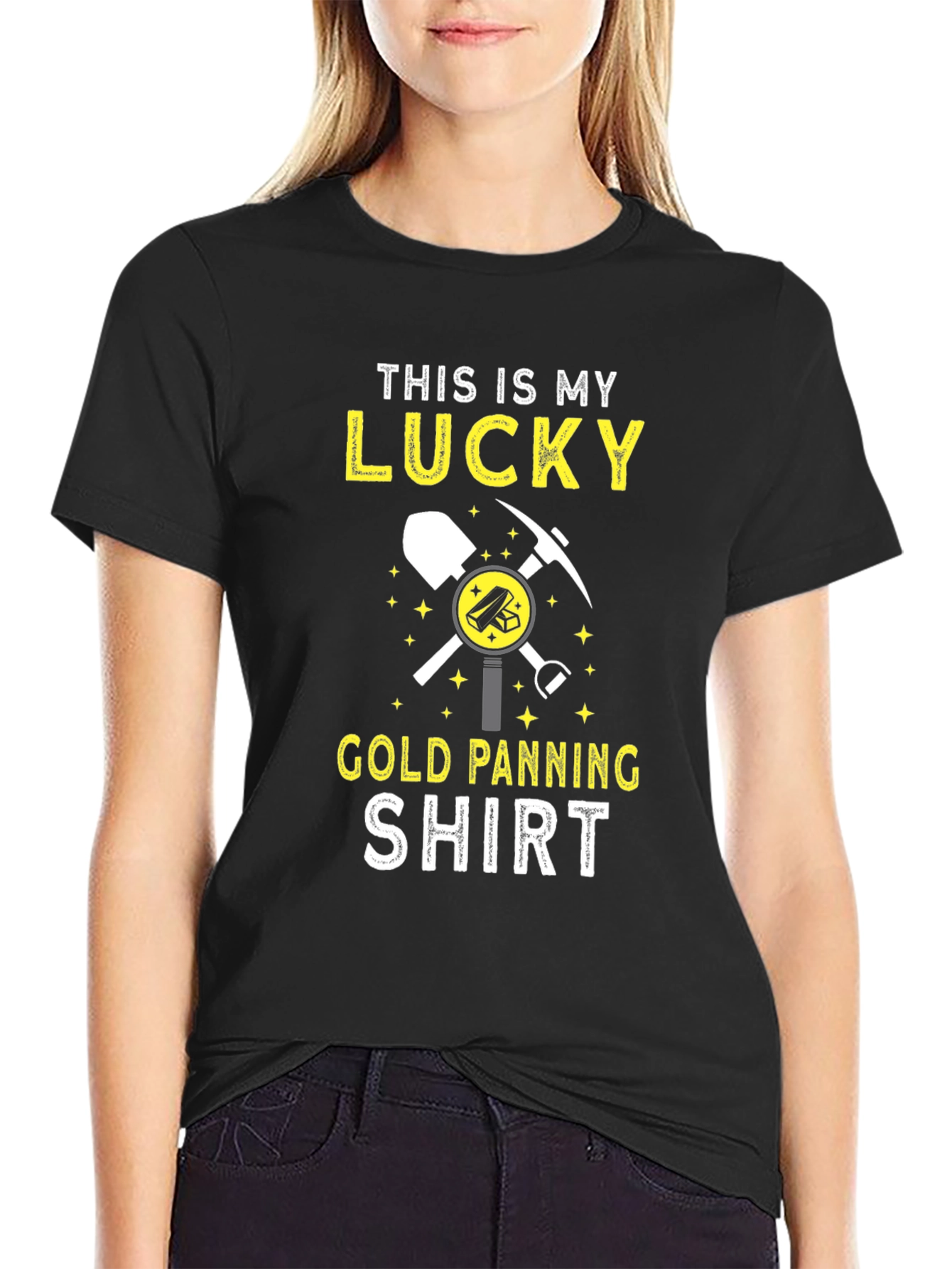 Lucky Gold Panning T-Shirt - Miners Apparel