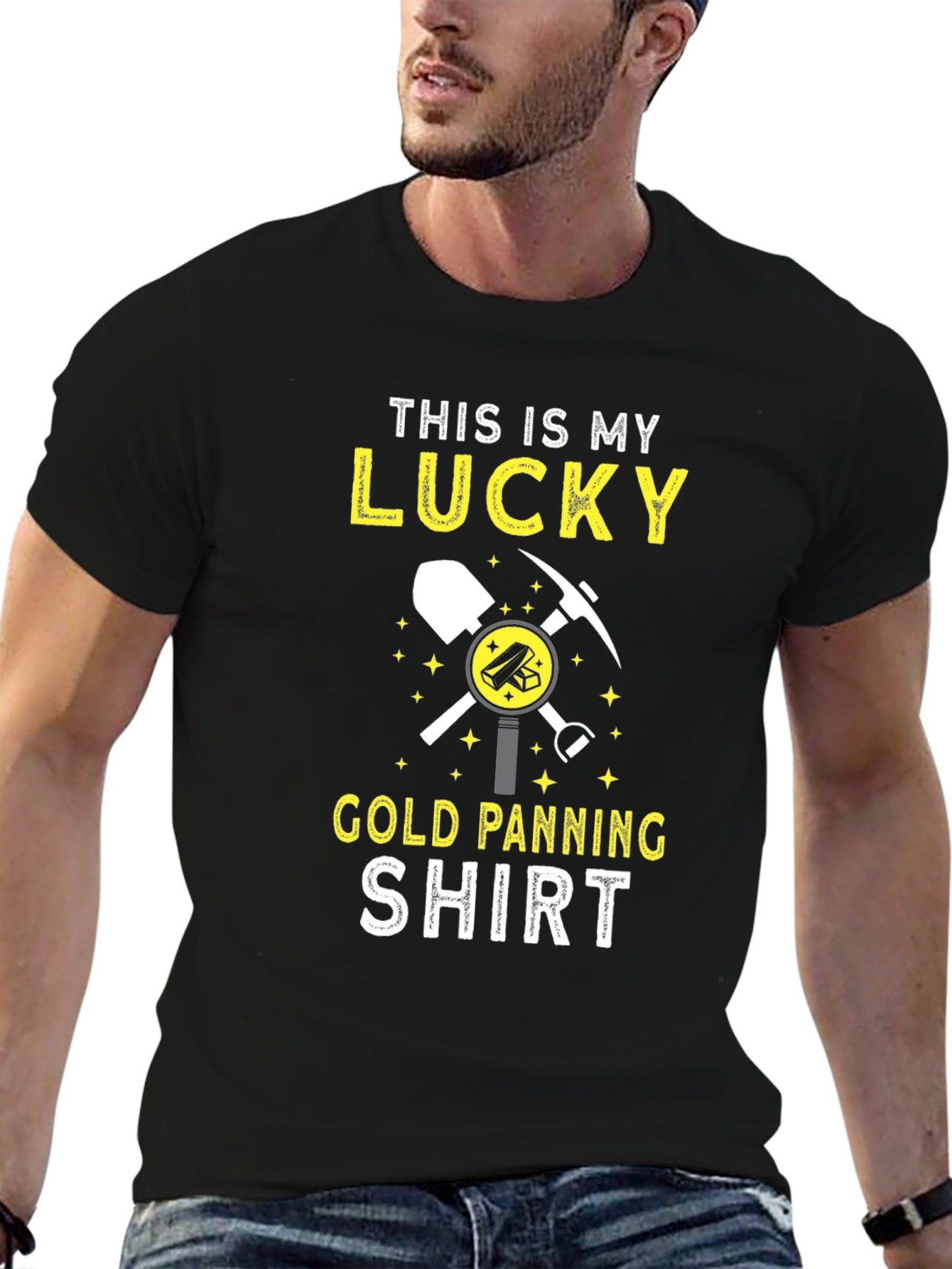 Lucky Gold Panning T-Shirt - Miners Apparel