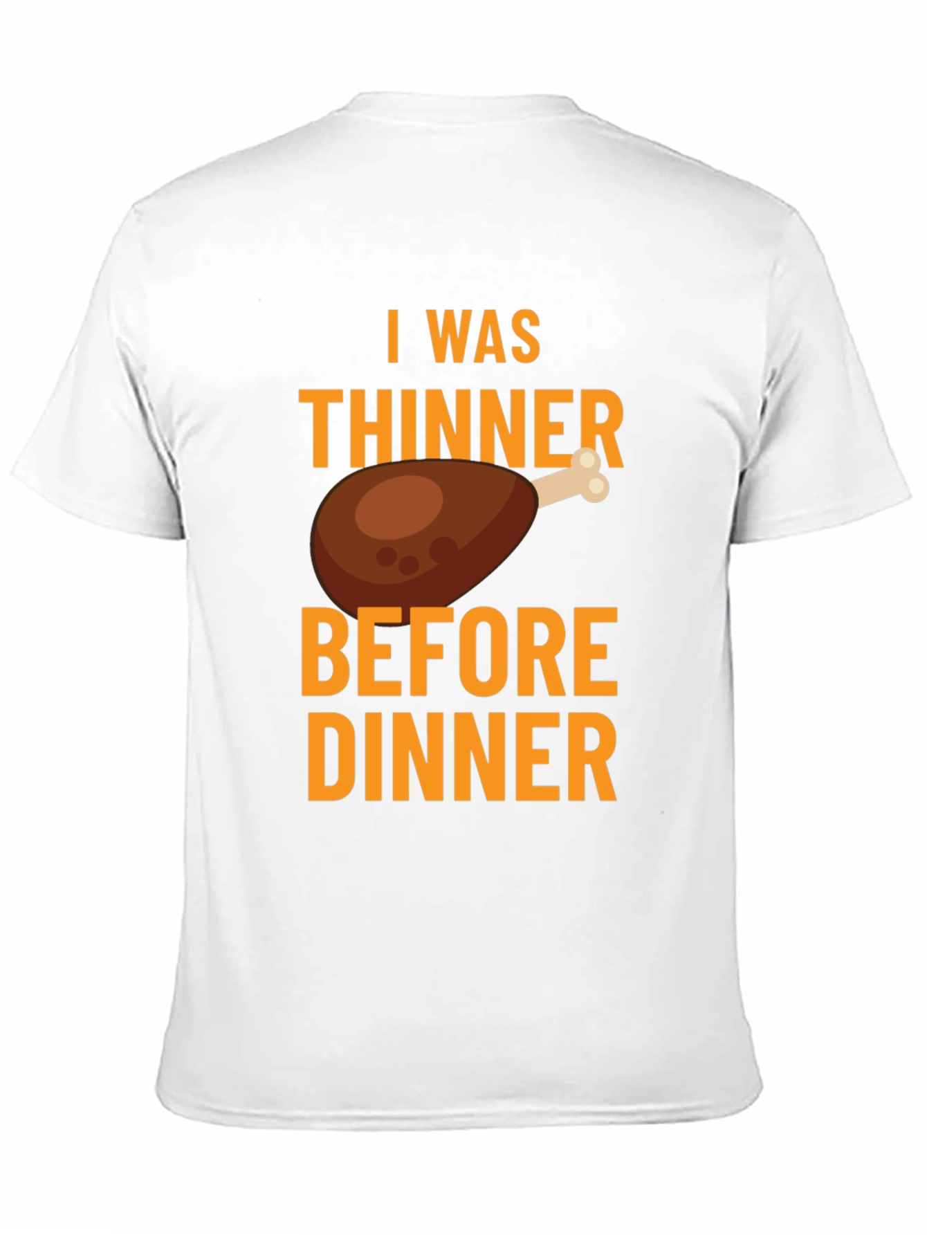 Funny Thanksgiving I Was Thinner Before Dinner T-Shirt