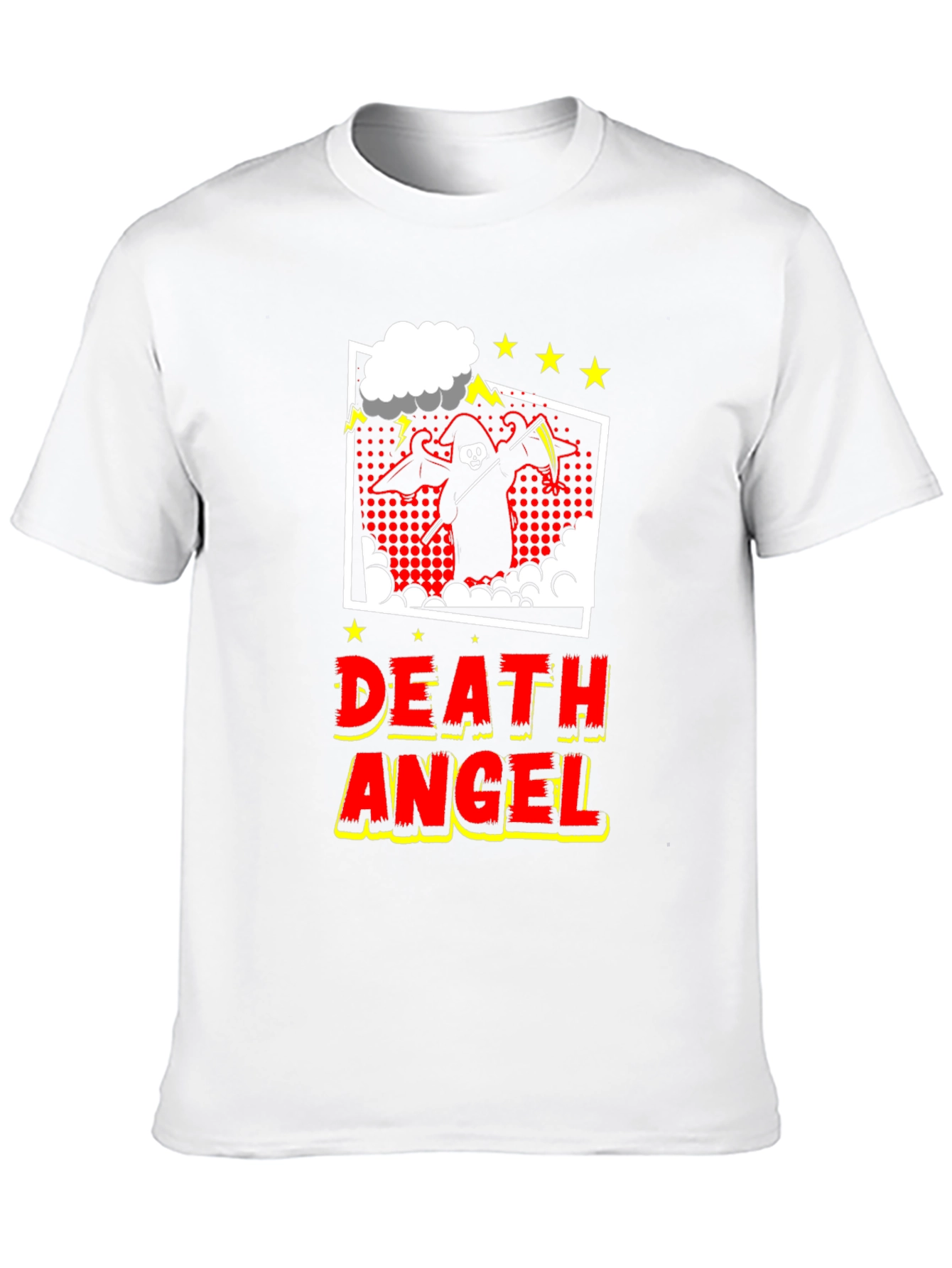 Death Angel Graphic Tee - Black Cotton T-Shirt