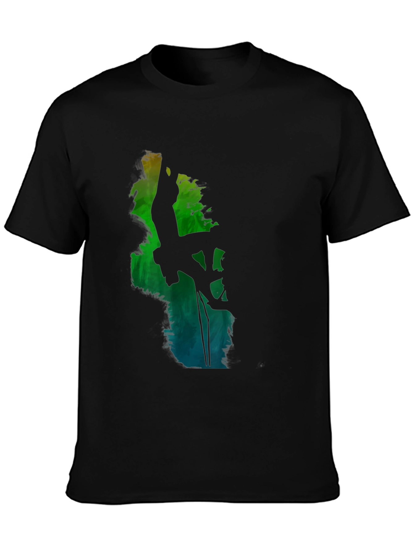 Climbing Silhouette Black Graphic Tee