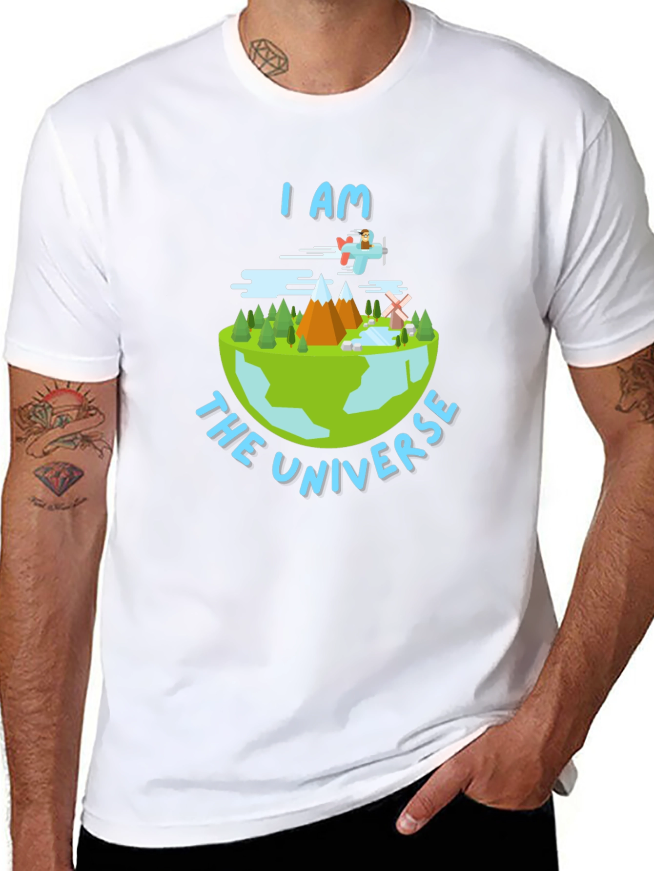 I am the Universe Graphic T-Shirt - Earth Design