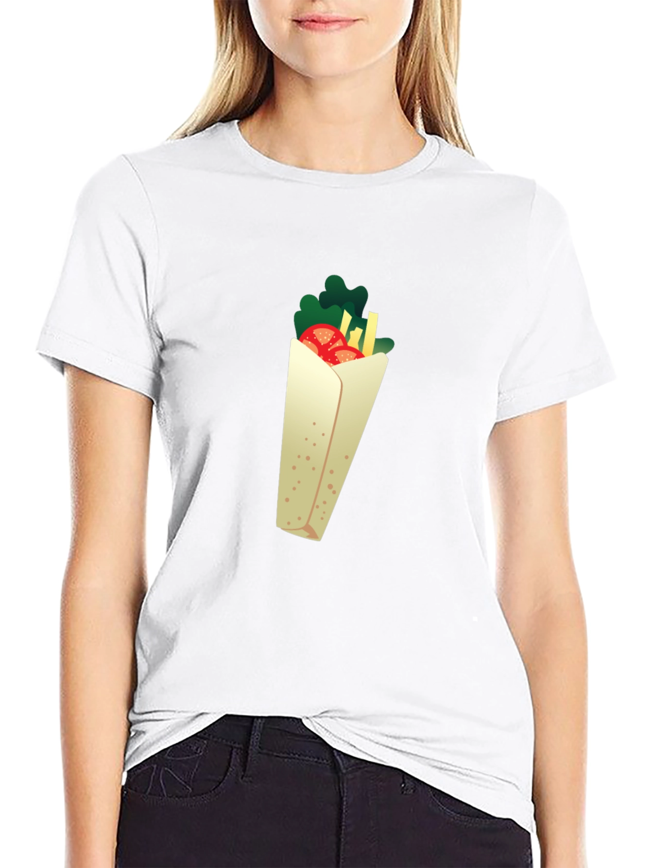 Kebab Graphic Black T-Shirt - Novelty Food Tee