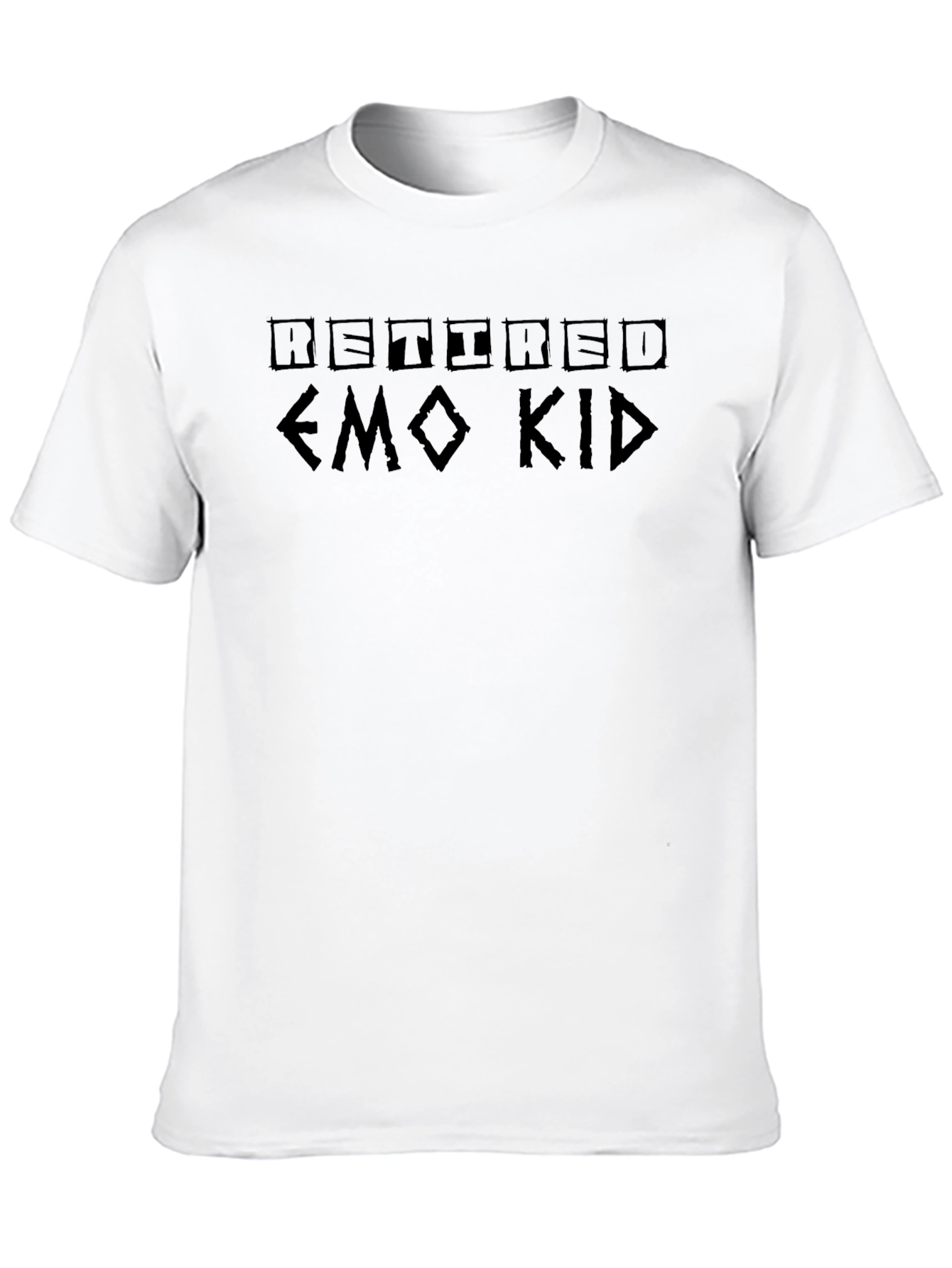 Retired Emo Kid Black Graphic Tee