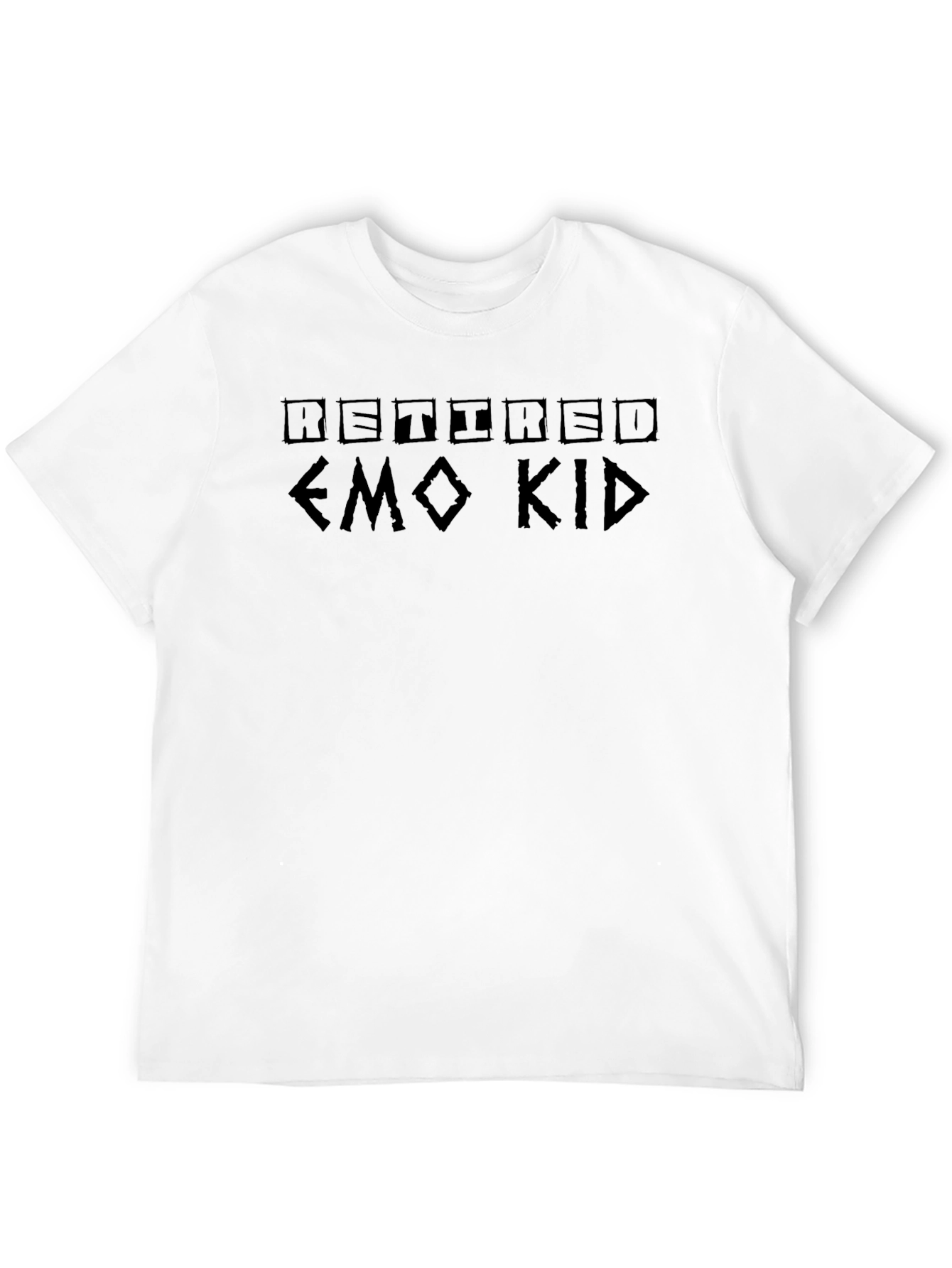 Retired Emo Kid Black Graphic Tee