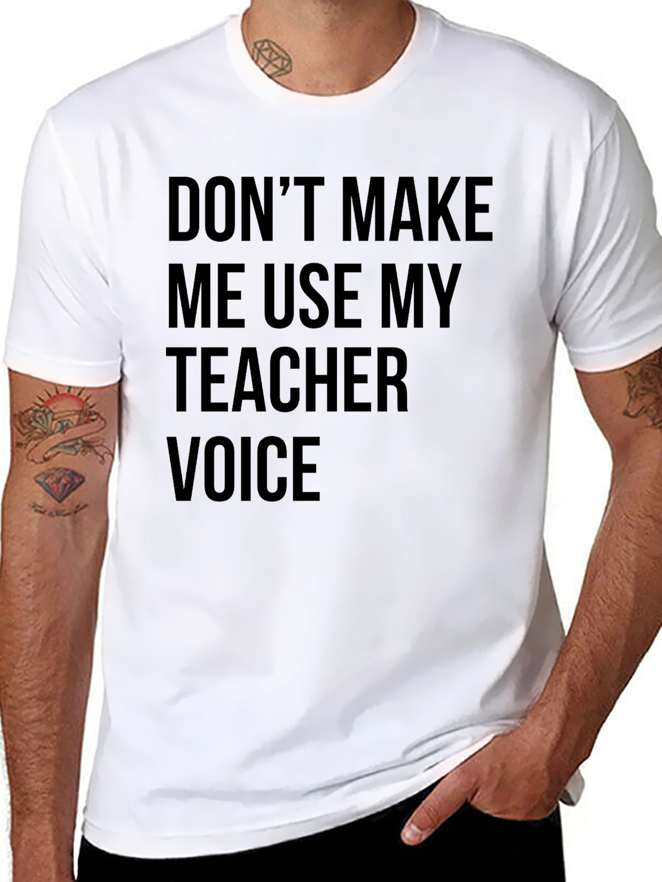 Teacher Voice T-Shirt - Funny Teaching Gift