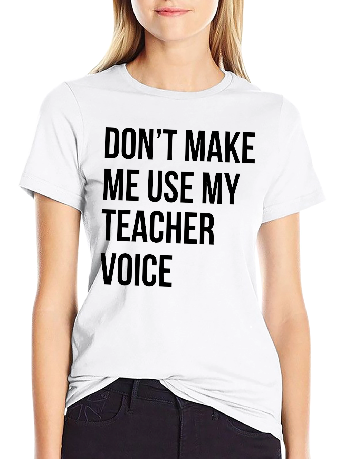 Teacher Voice T-Shirt - Funny Teaching Gift