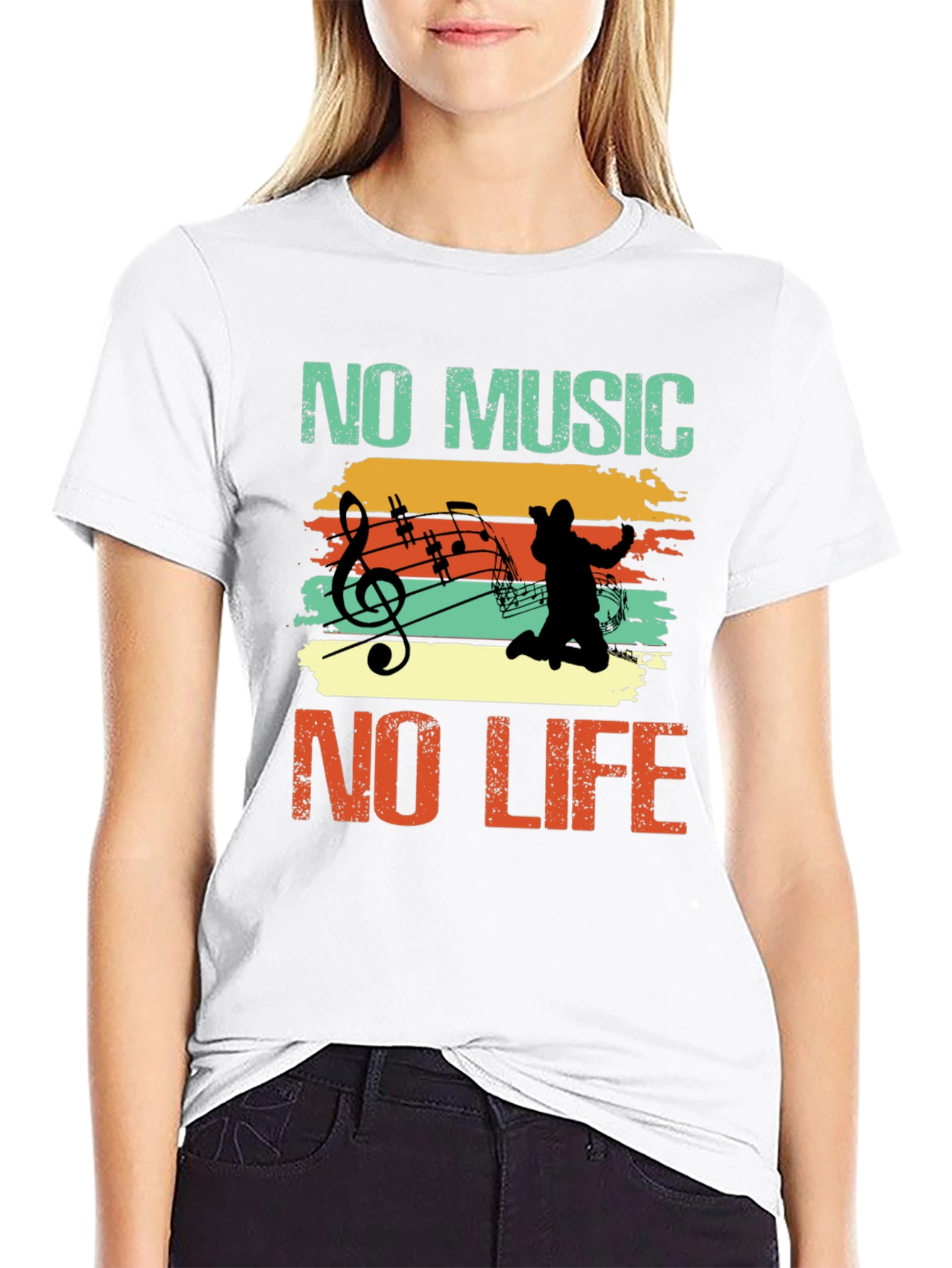 No Music No Life Graphic Tee